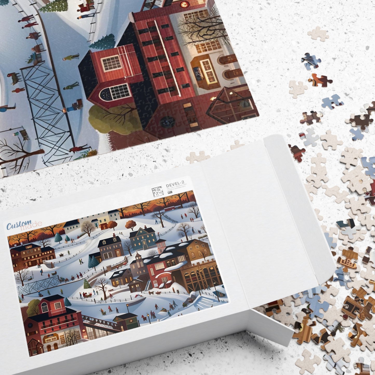 Town in Autumn Puzzle (110, 252, 500, 1014-piece)