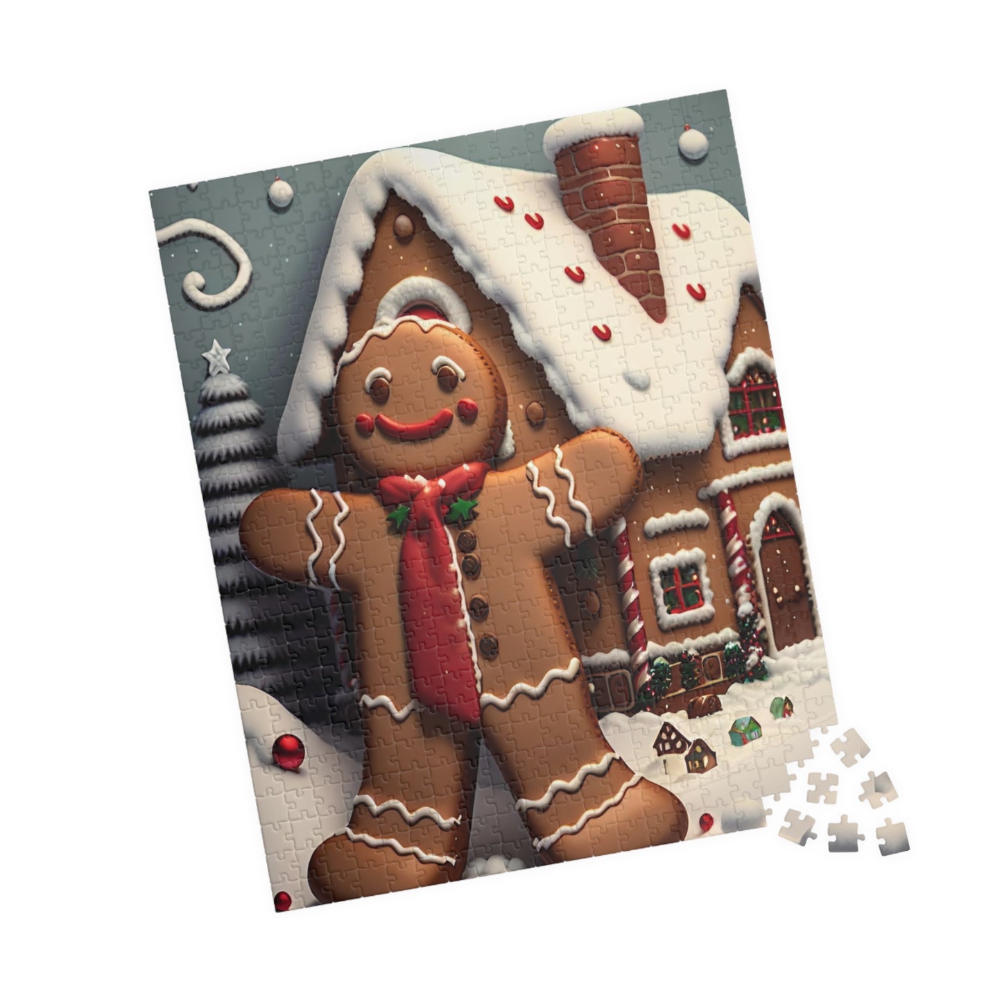 Gingerbread Man Puzzle (110, 252, 500, 1014-piece)