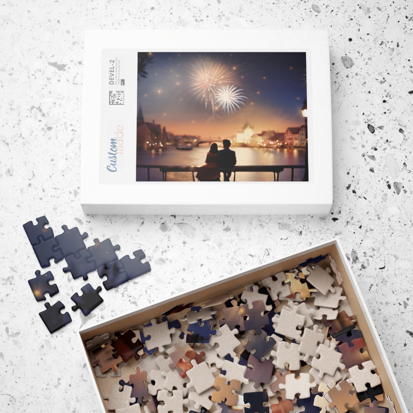 European New Year's Eve Puzzle (110, 252, 520, 1014-piece)