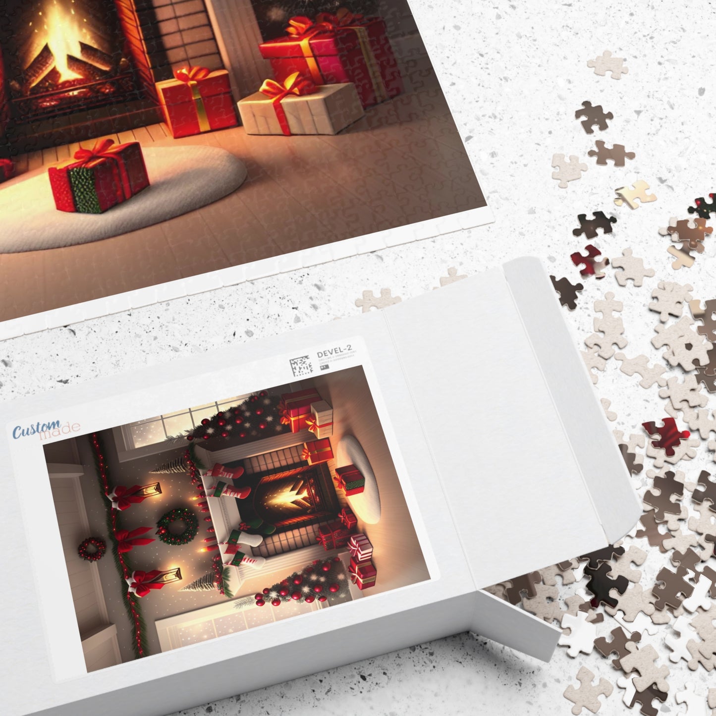 Fireplace Puzzle (110, 252, 500, 1014-piece)