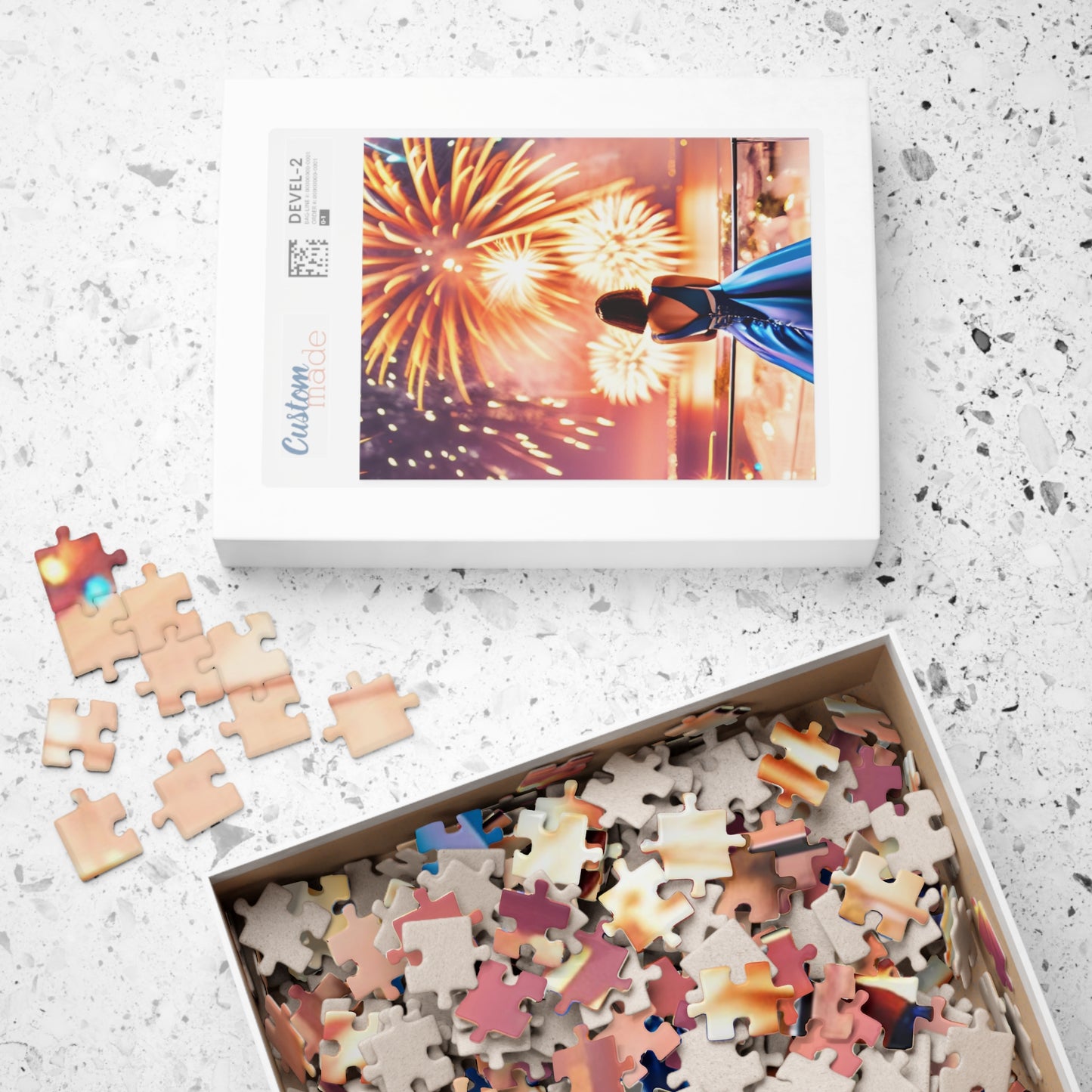 Happy New Year's Puzzle (110, 252, 520, 1014-piece)