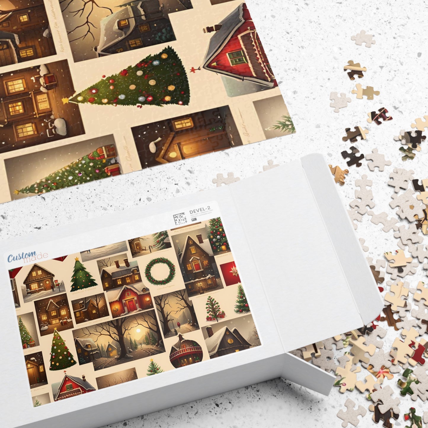 Christmas Collage Puzzle (110, 252, 500, 1014-piece)