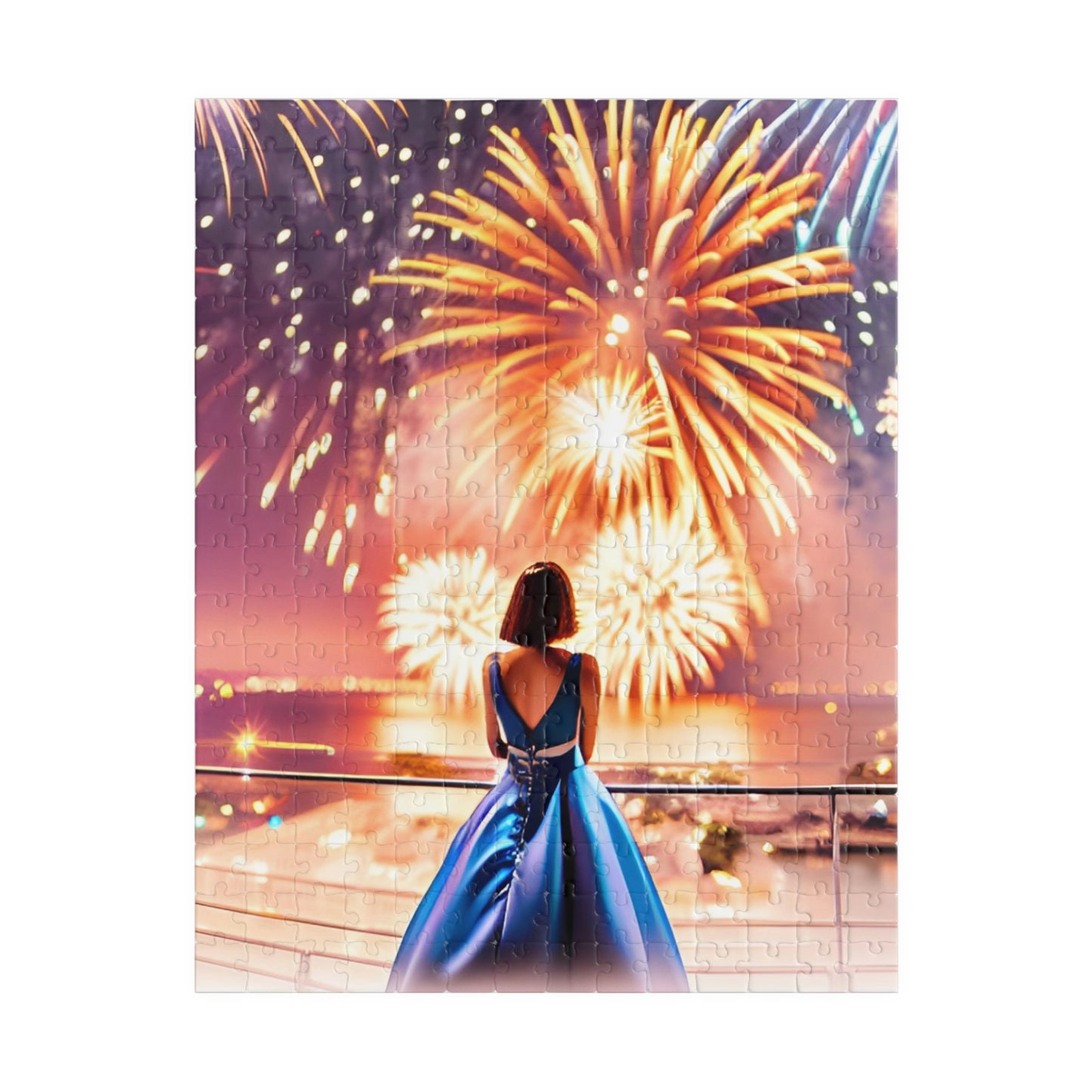 Happy New Year's Puzzle (110, 252, 520, 1014-piece)