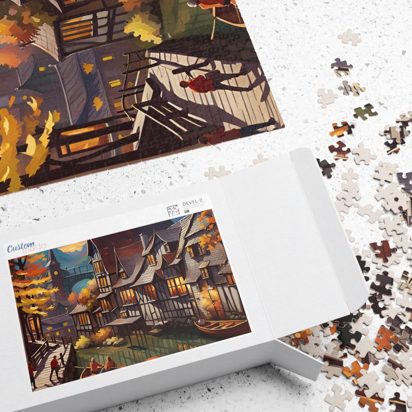 Village in Autumn Puzzle (110, 252, 500, 1014-piece)