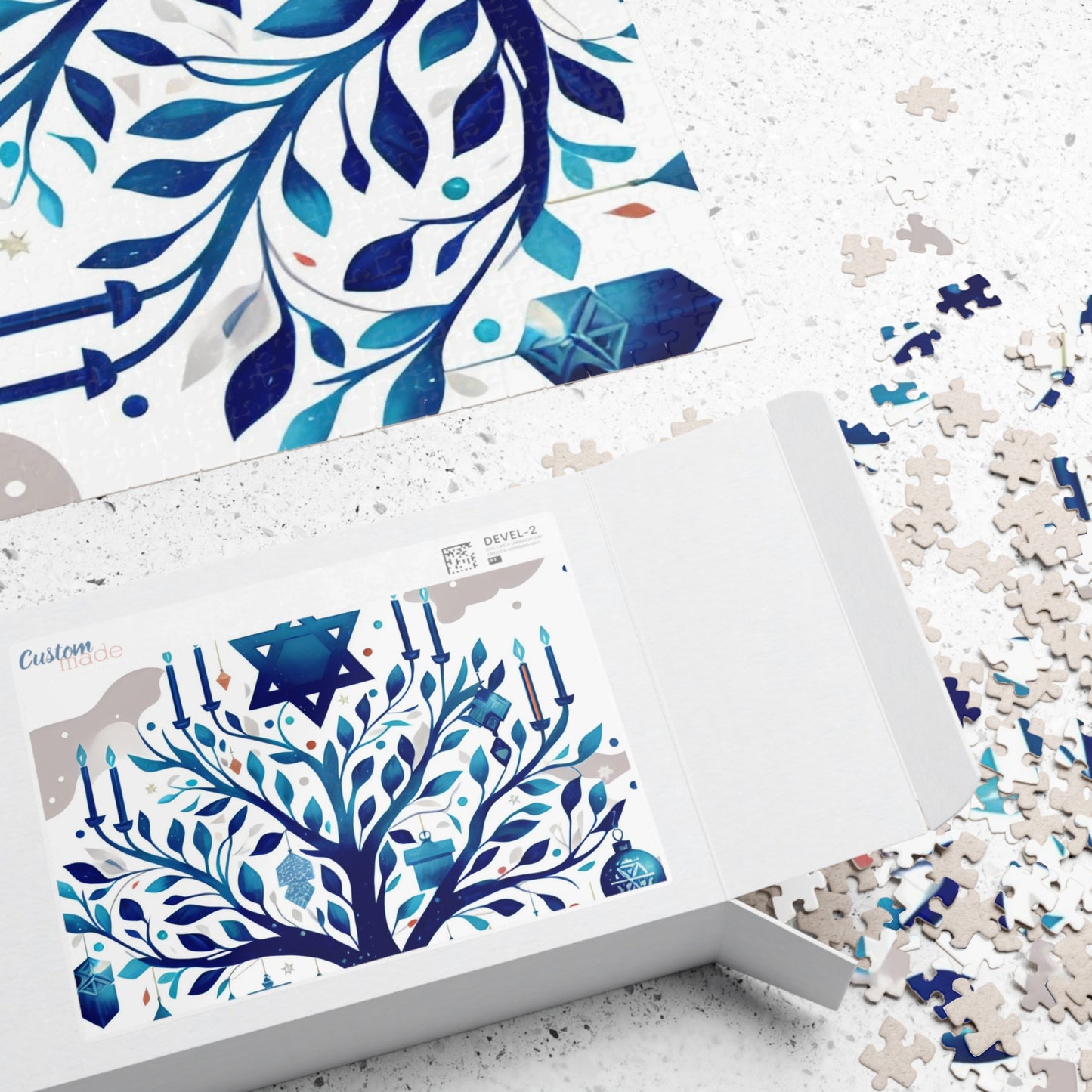 Hanukkah Tree Puzzle (110, 252, 500, 1014-piece)