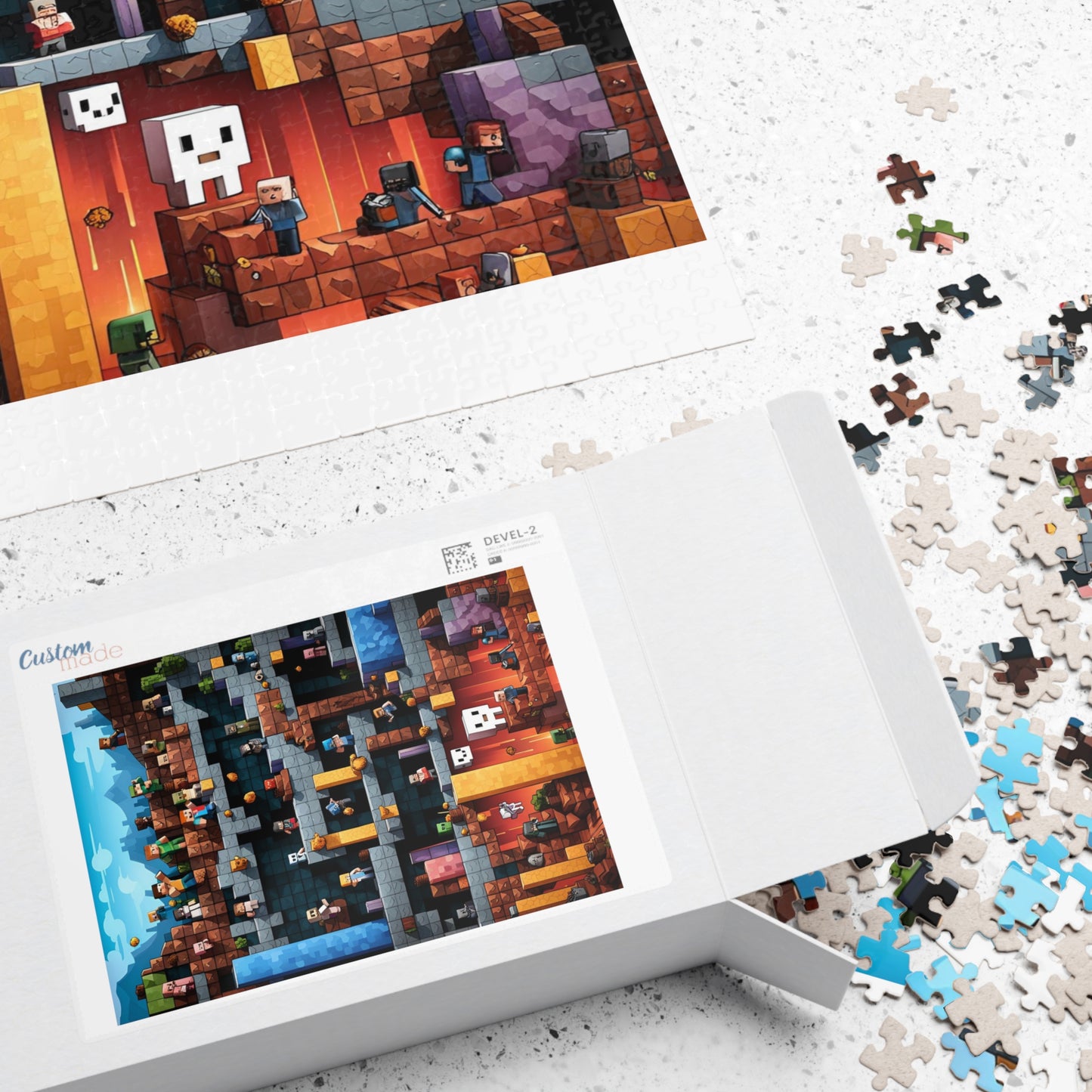 Minecraft World Puzzle (110, 252, 500, 1014-piece)