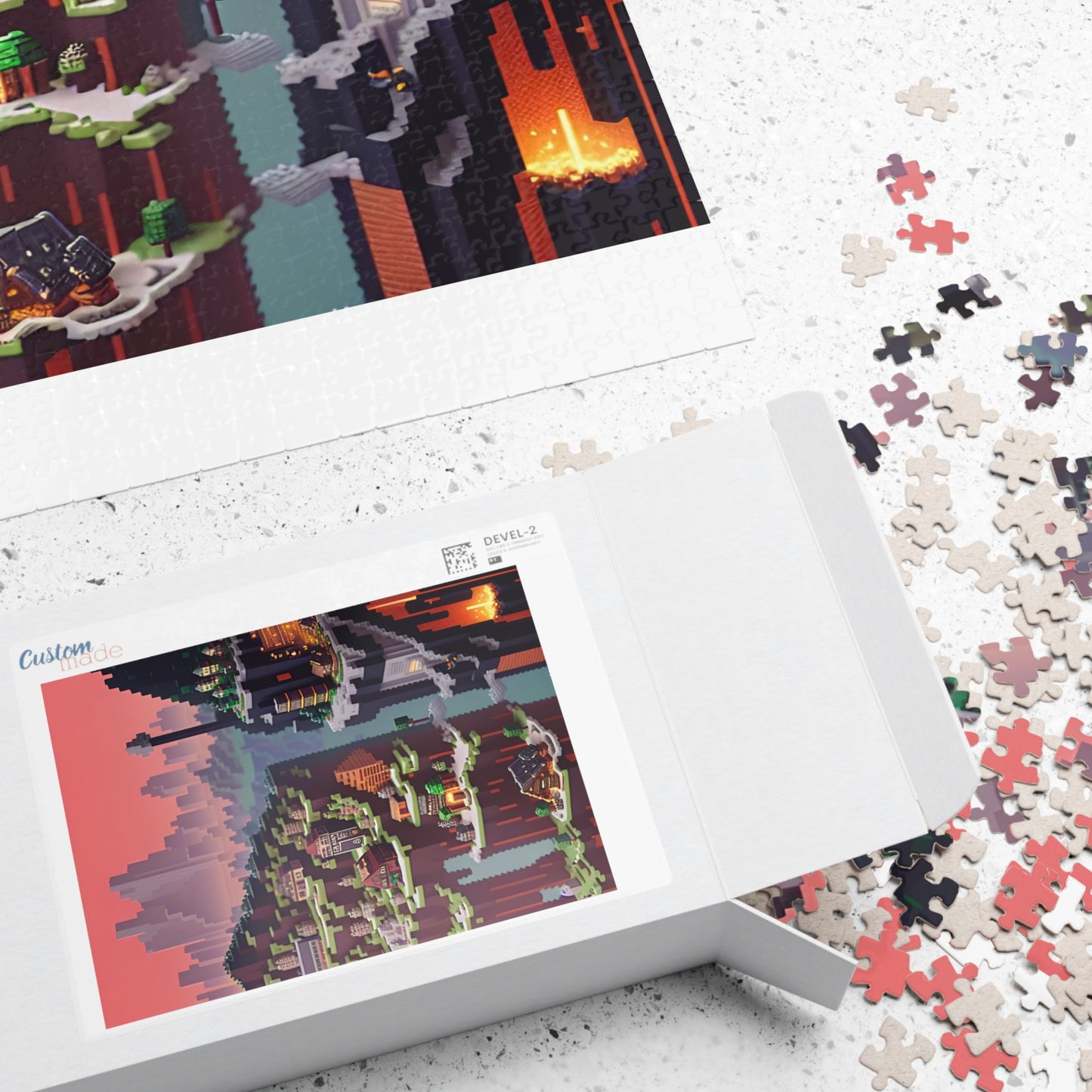 MineCraft World Puzzle (110, 252, 500, 1014-piece)