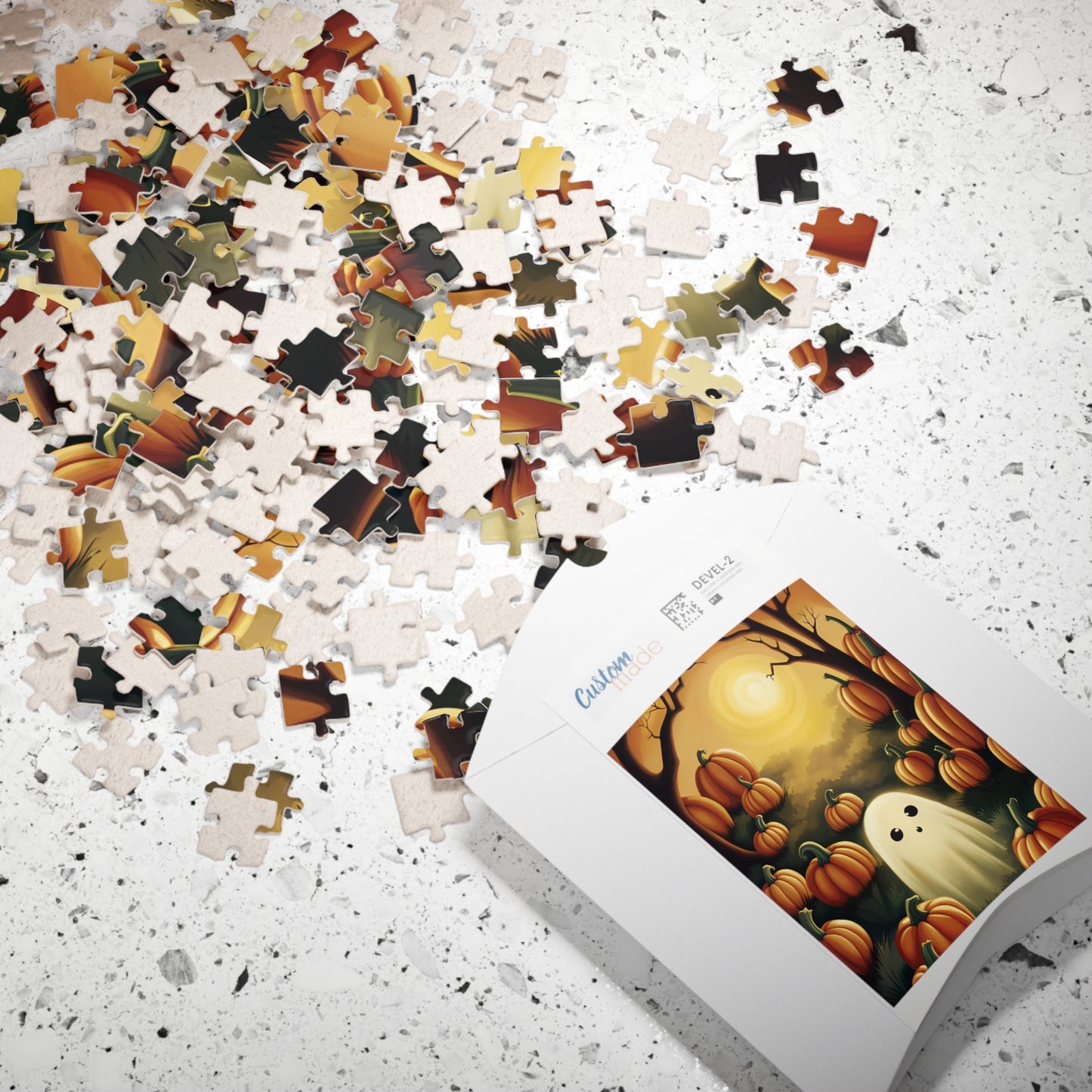 Ghost Pumpkin Patch Puzzle (110, 252, 500, 1014-piece)