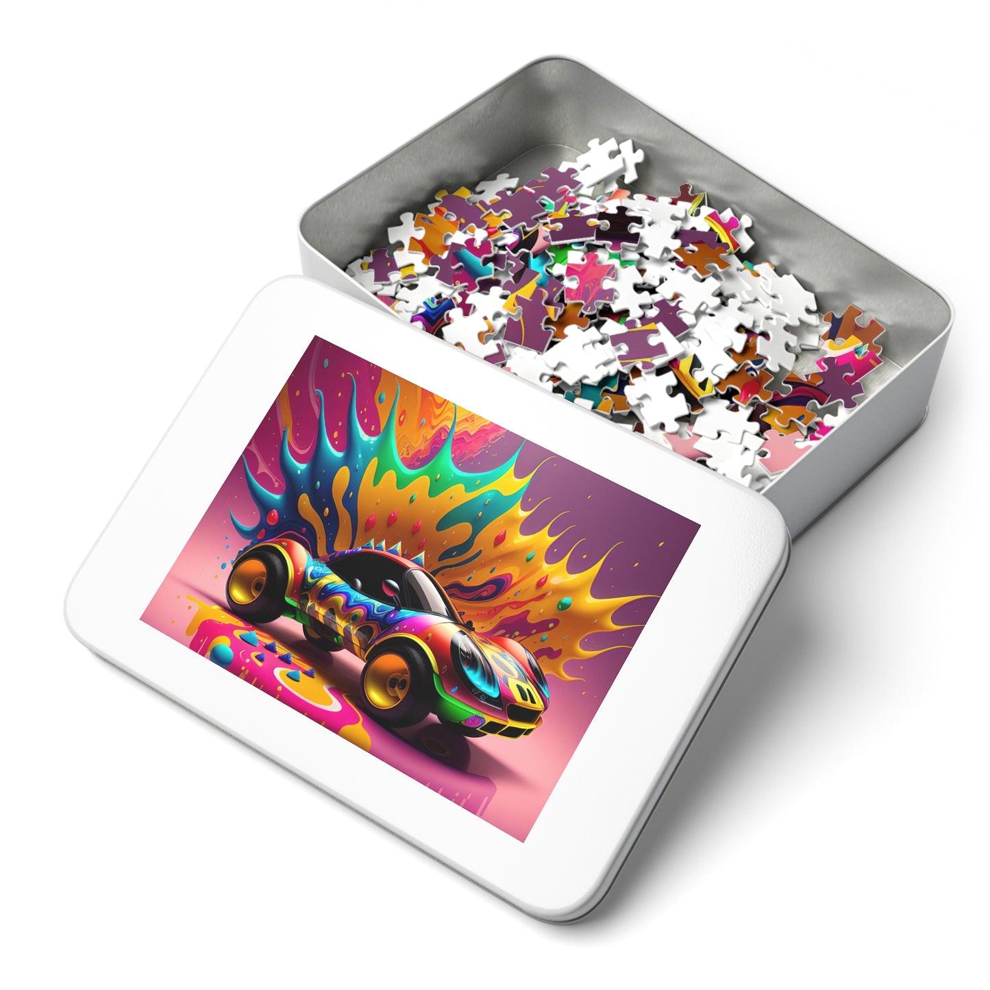 Video Game Go-Kart Inspired Jigsaw Puzzle, 252-Piece