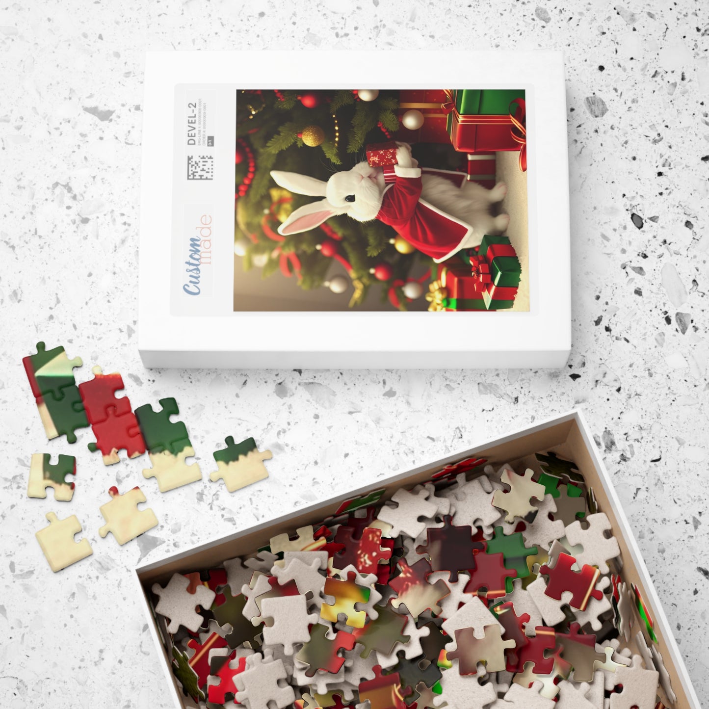 White Rabbit Puzzle (110, 252, 500, 1014-piece)