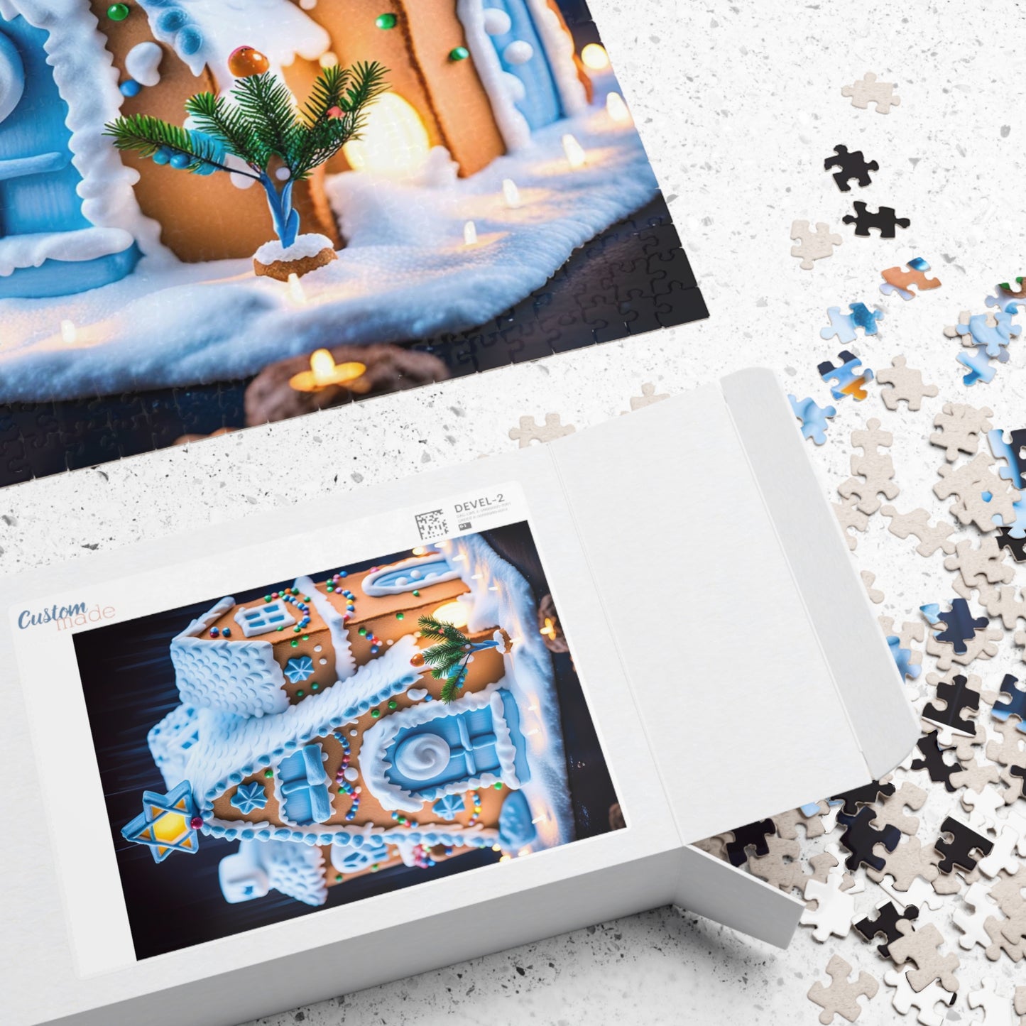 Hanukkah Gingerbread Puzzle (110, 252, 500, 1014-piece)