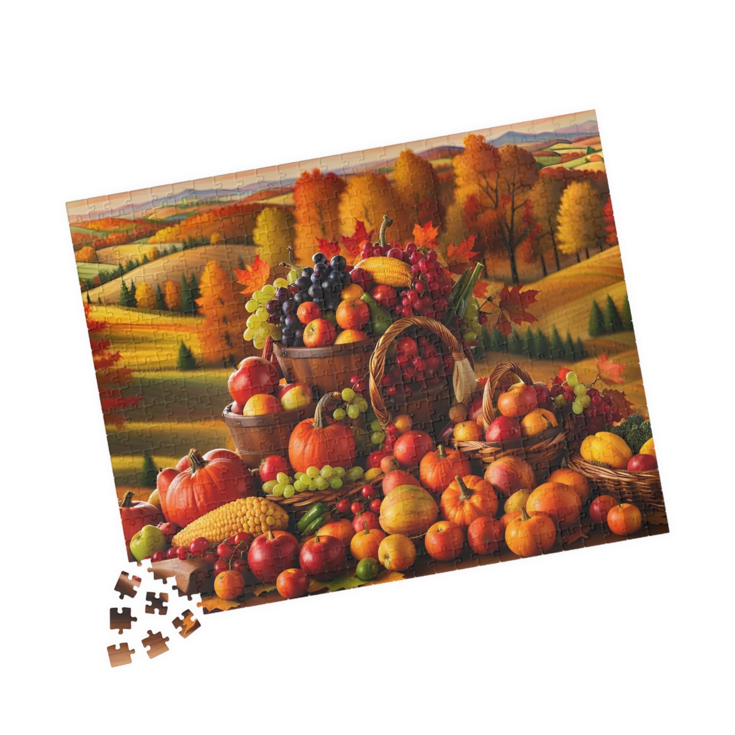 Thanksgiving Puzzle (110, 252, 500, 1014-piece)