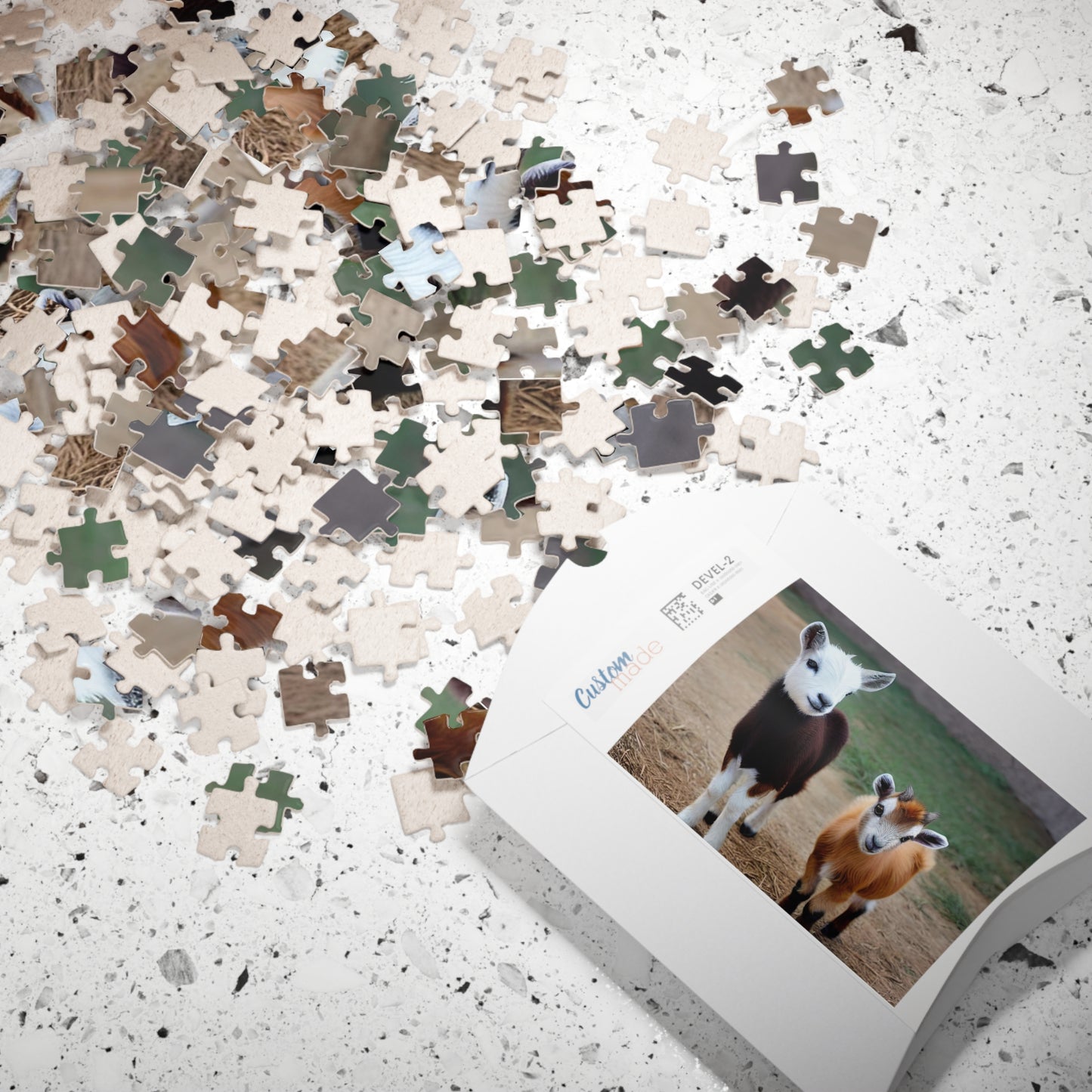 Kid's Baby Goat Puzzle, 110-Piece