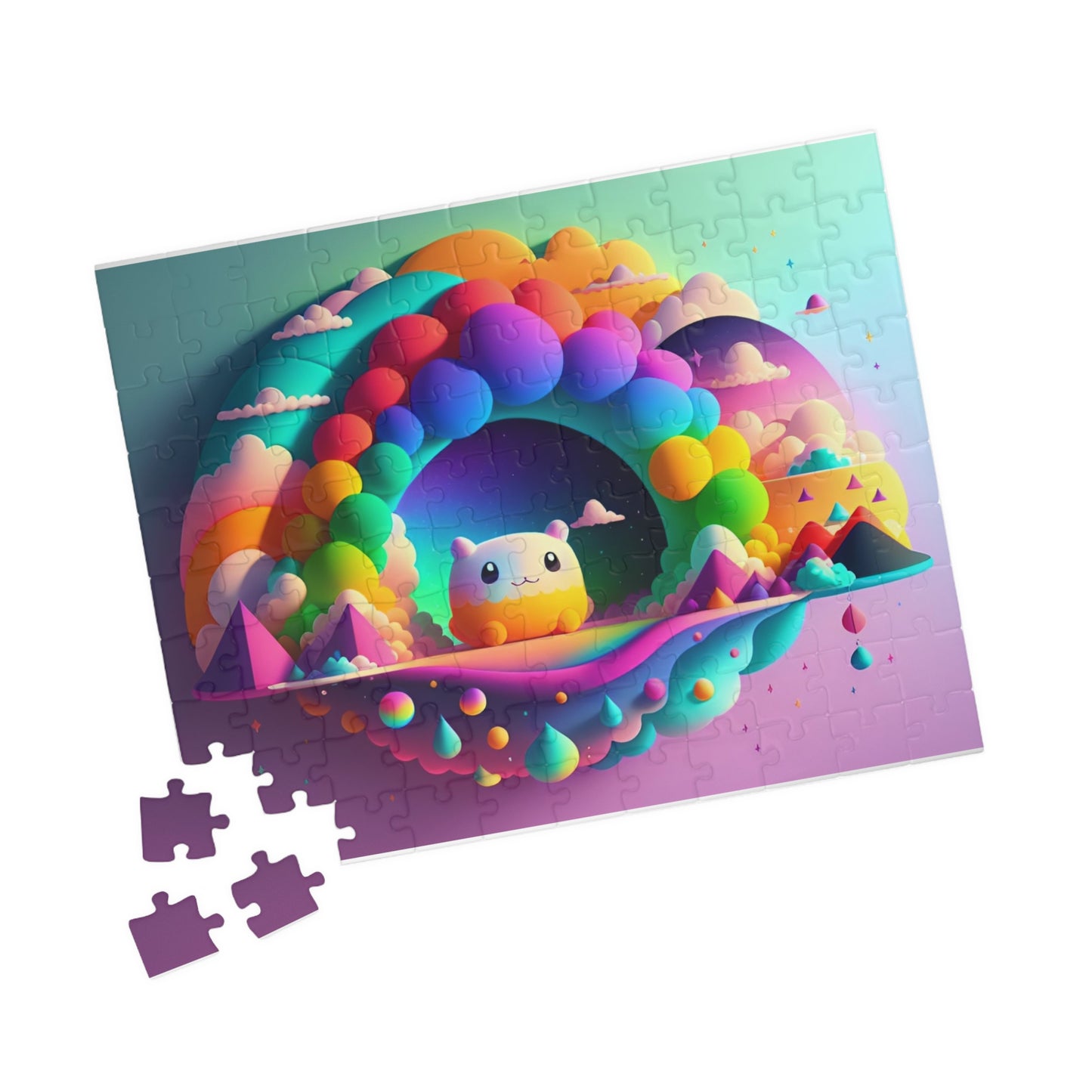 Kid’s Mallow Rainbow Puzzle, 110-Piece