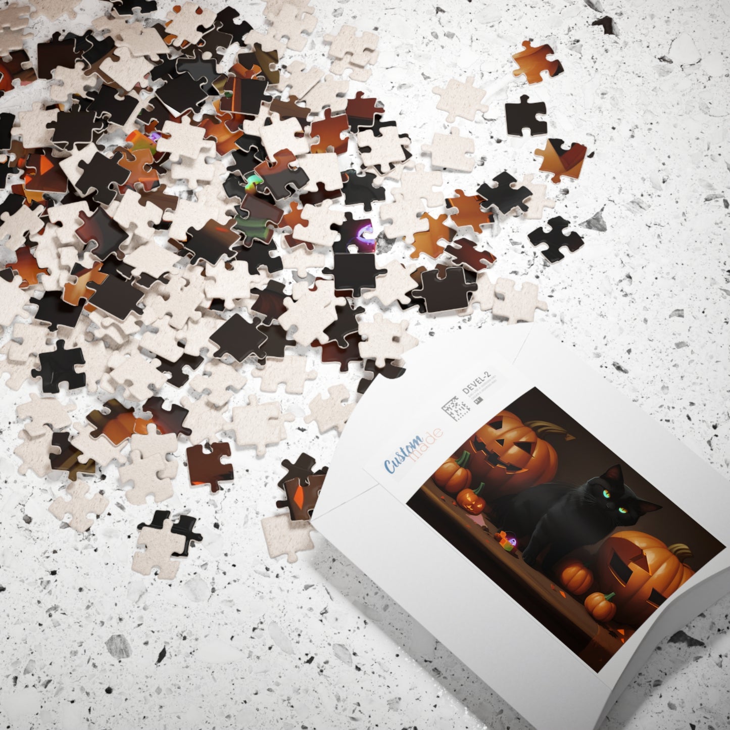 Halloween Black Cat Puzzle, 110-Piece