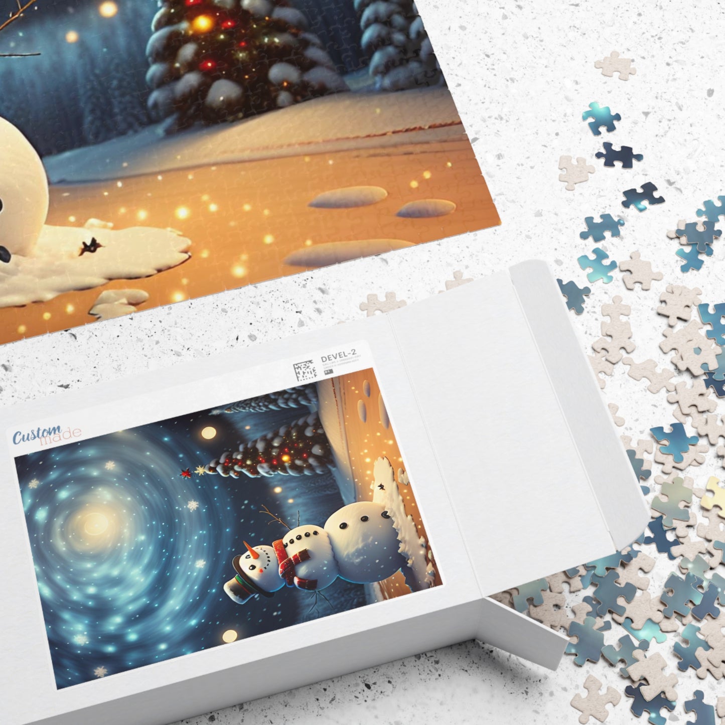 Snowman and the Stars Puzzle (110, 252, 500, 1014-piece)