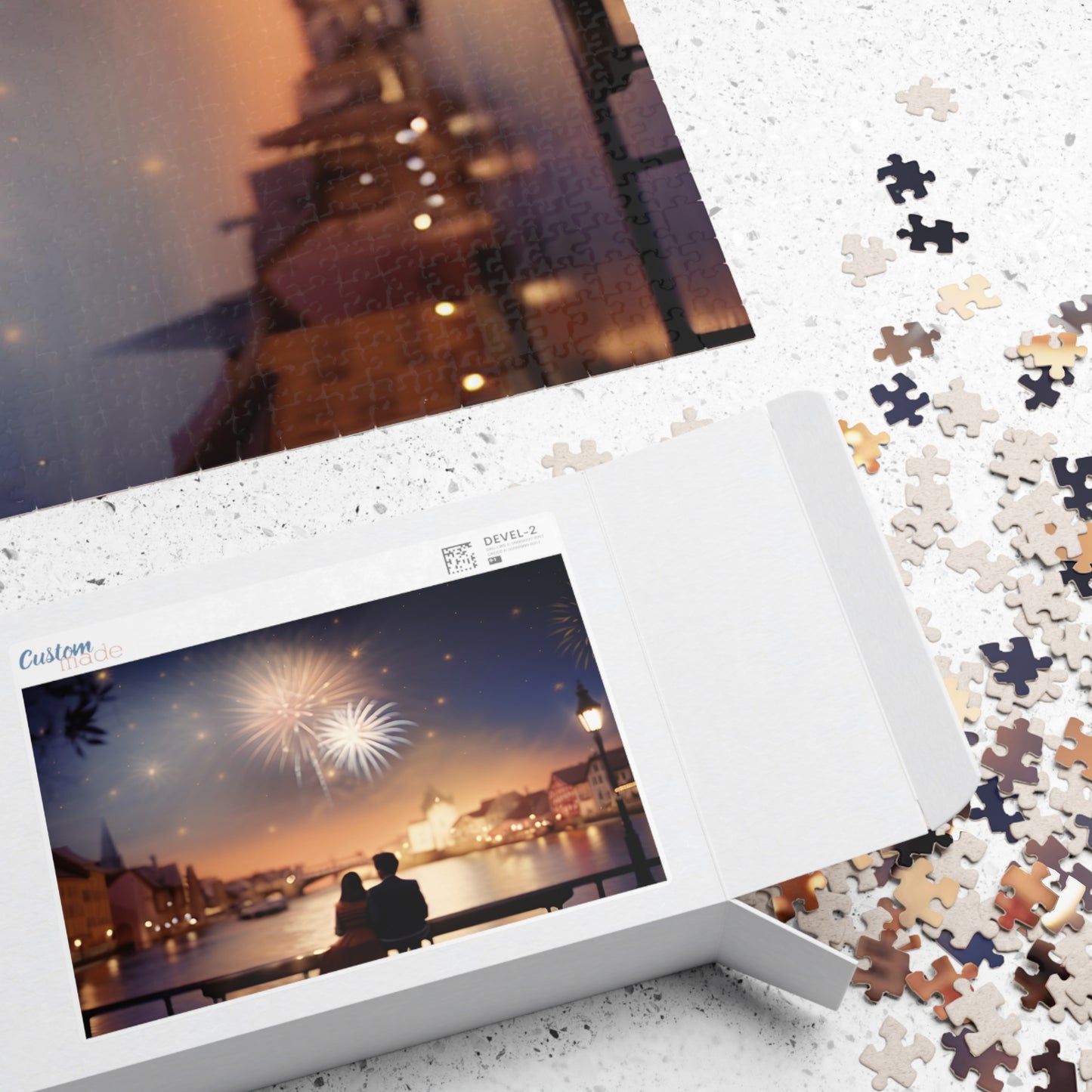 European New Year's Eve Puzzle (110, 252, 520, 1014-piece)