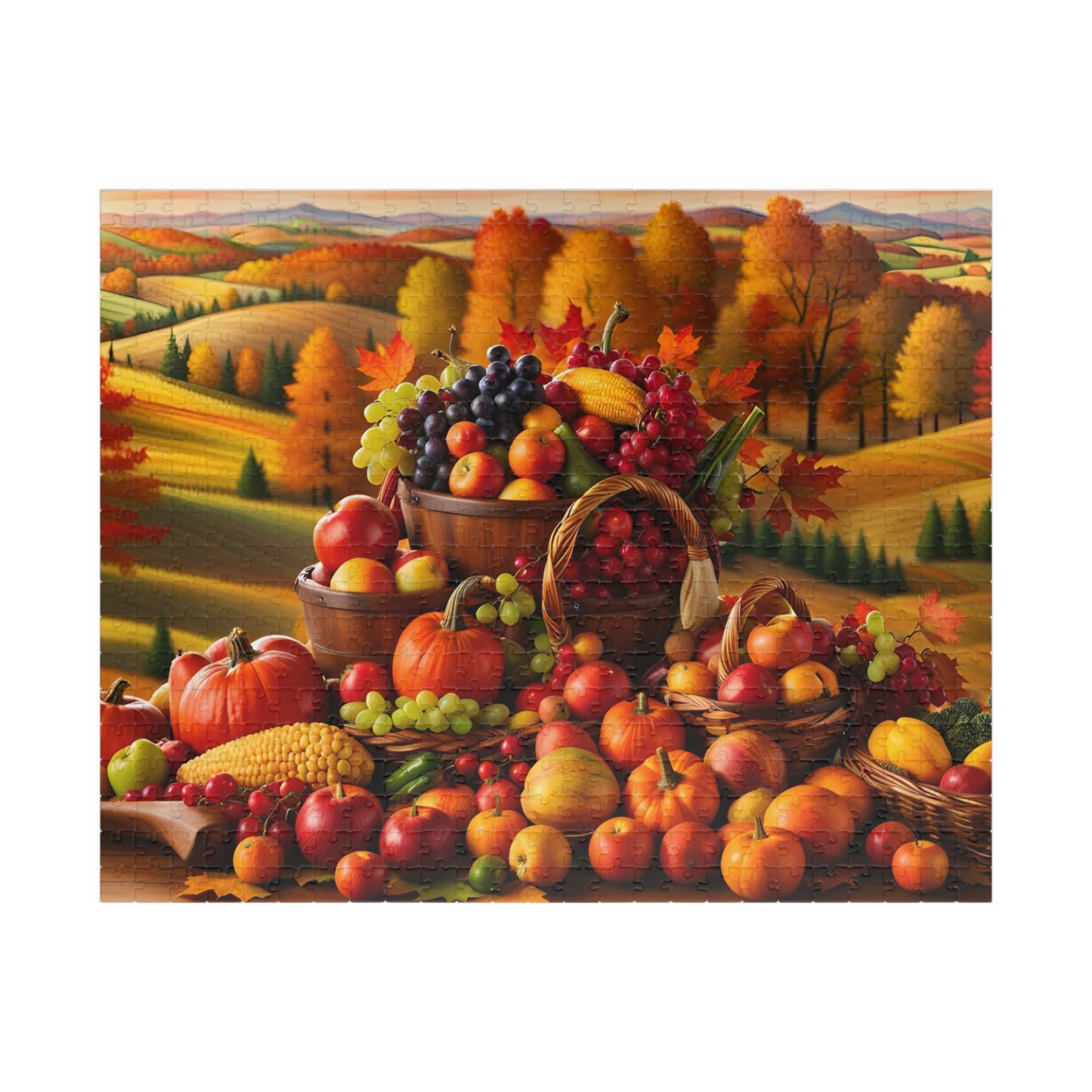 Thanksgiving Puzzle (110, 252, 500, 1014-piece)