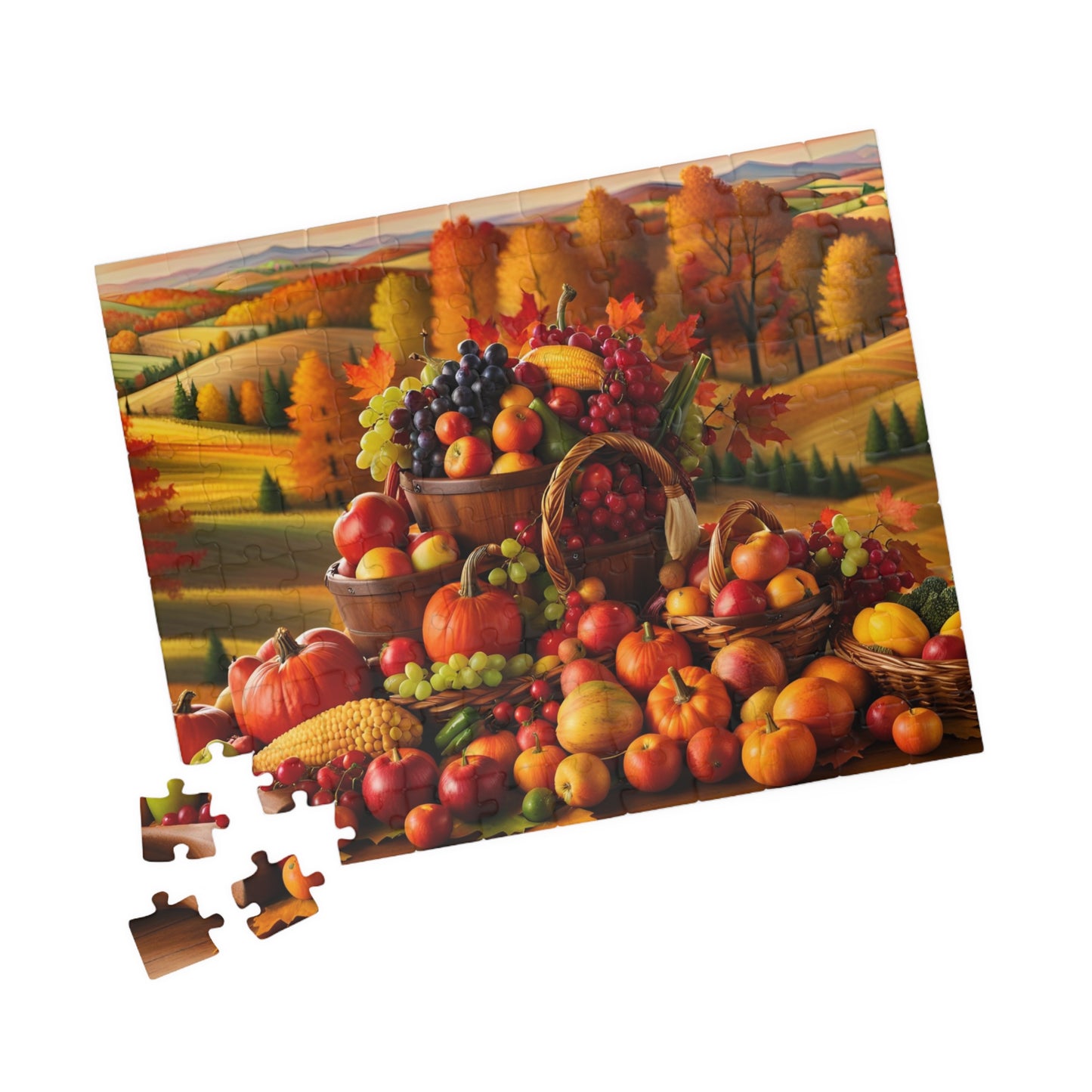 Thanksgiving Puzzle (110, 252, 500, 1014-piece)