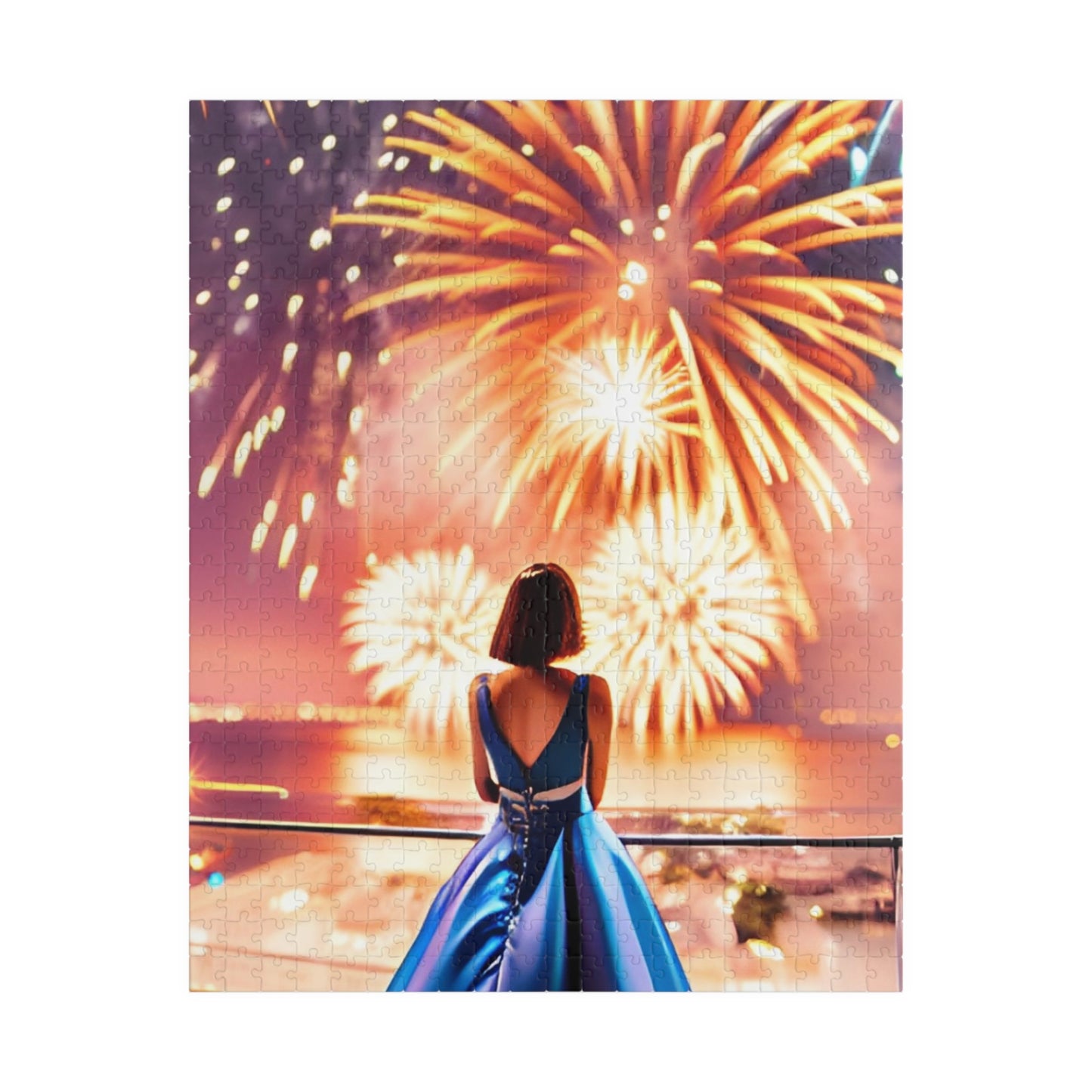 Happy New Year's Puzzle (110, 252, 520, 1014-piece)
