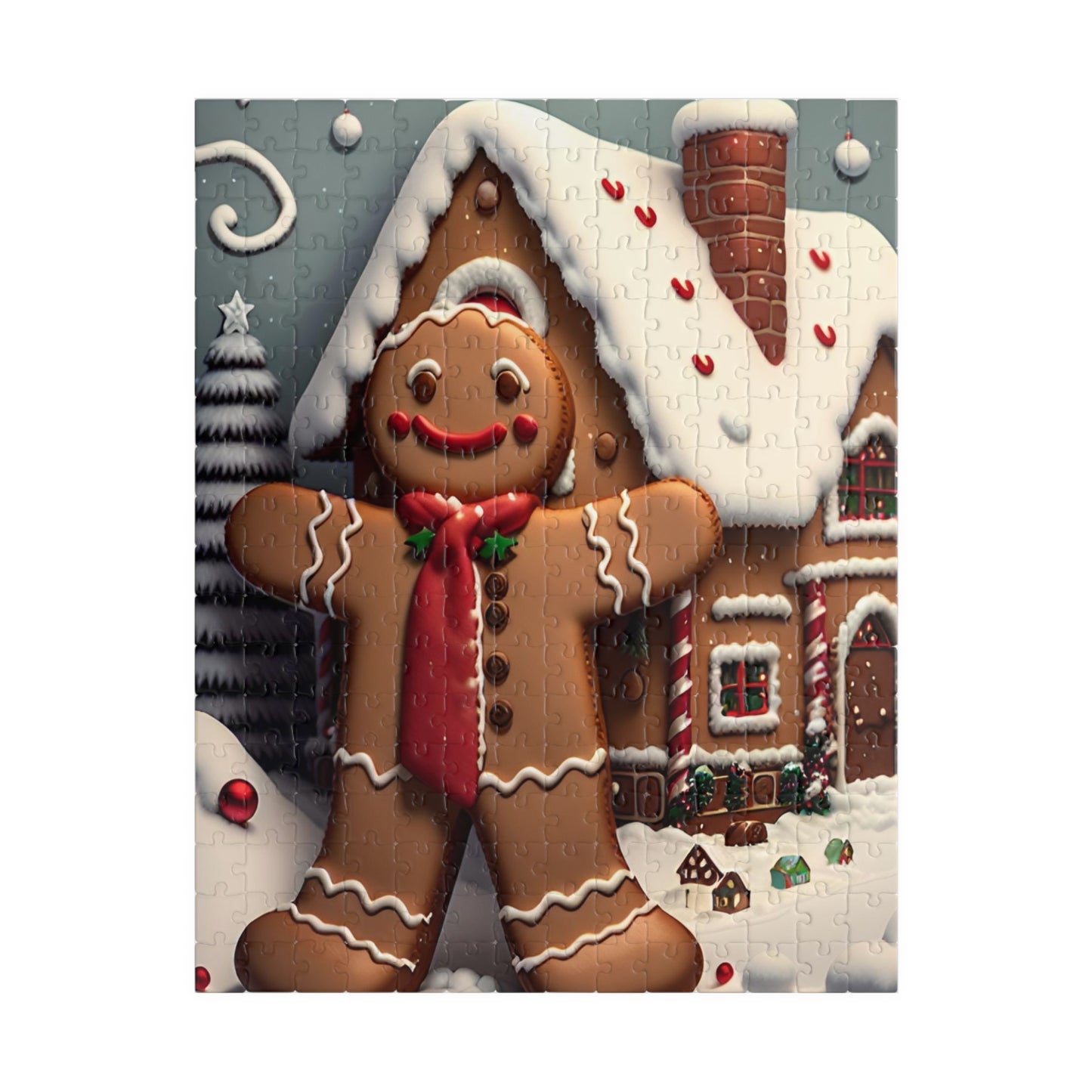 Gingerbread Man Puzzle (110, 252, 500, 1014-piece)