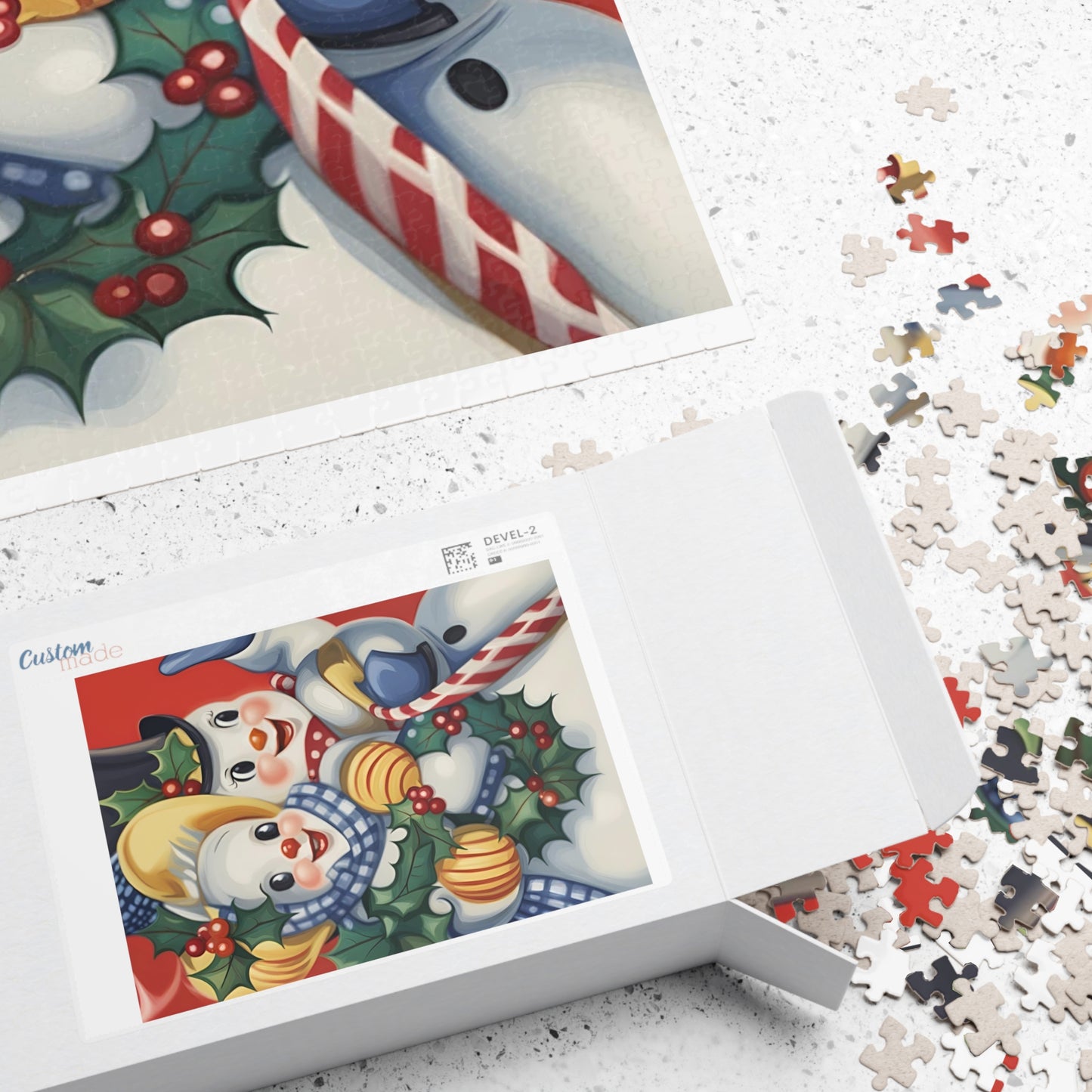 Mr. and Mrs. Snowman Puzzle (110, 252, 500, 1014-piece)