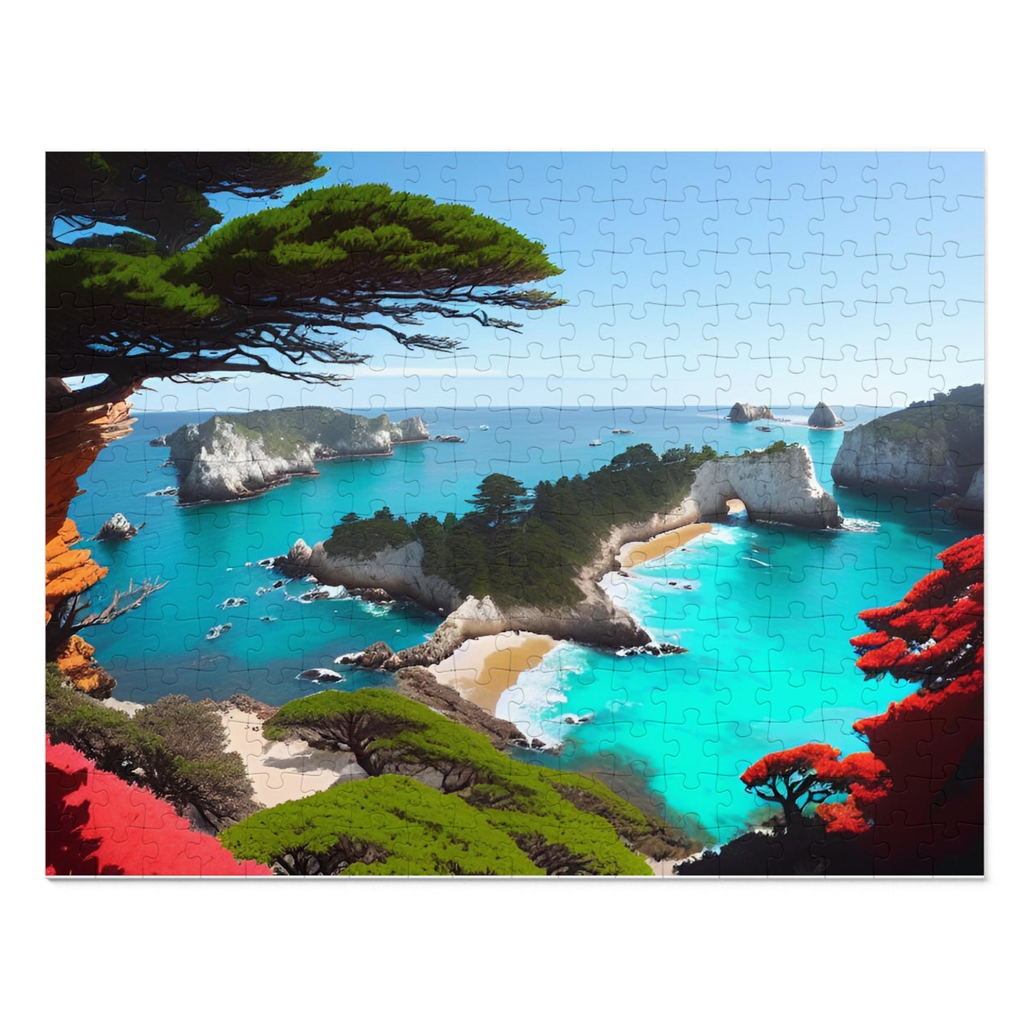 Family Point Lobos Jigsaw Puzzle, 252-Piece