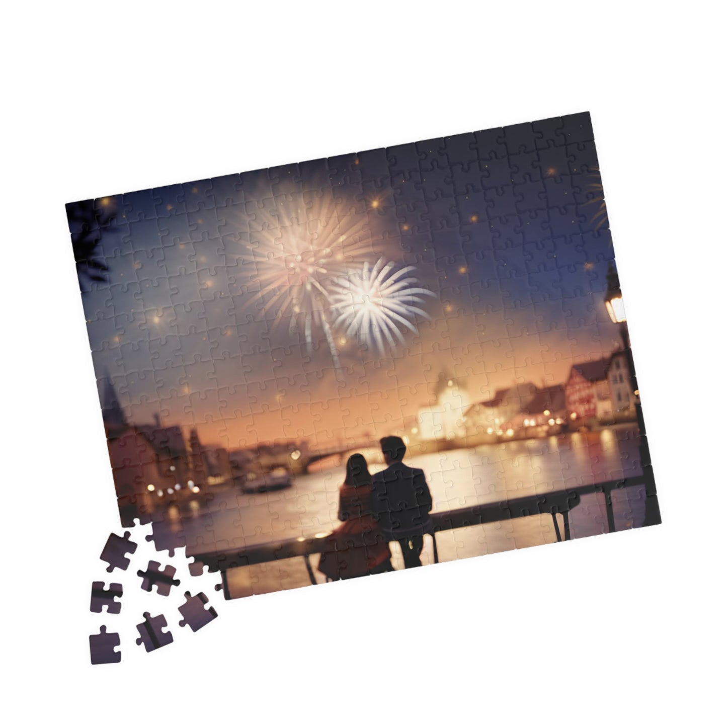 European New Year's Eve Puzzle (110, 252, 520, 1014-piece)