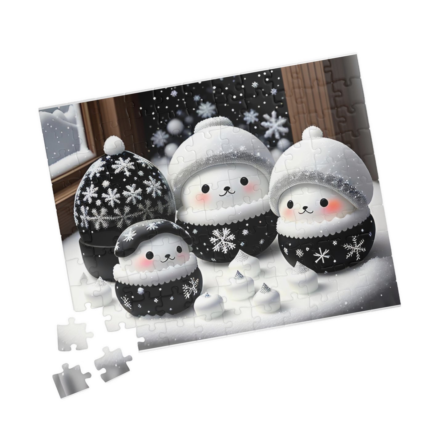 Kid's Snow Mallow Puzzle, 110-Piece