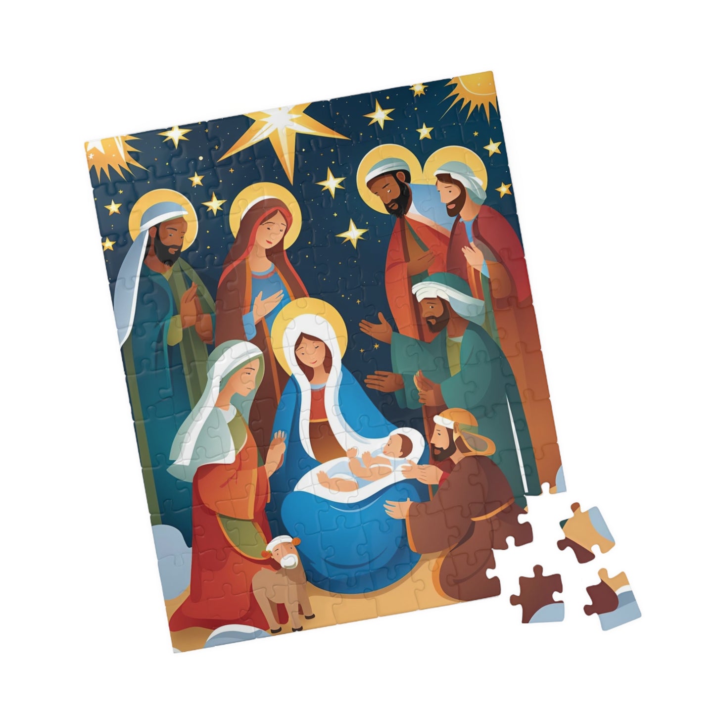 Christmas Nativity Puzzle (110, 252, 500, 1014-piece)