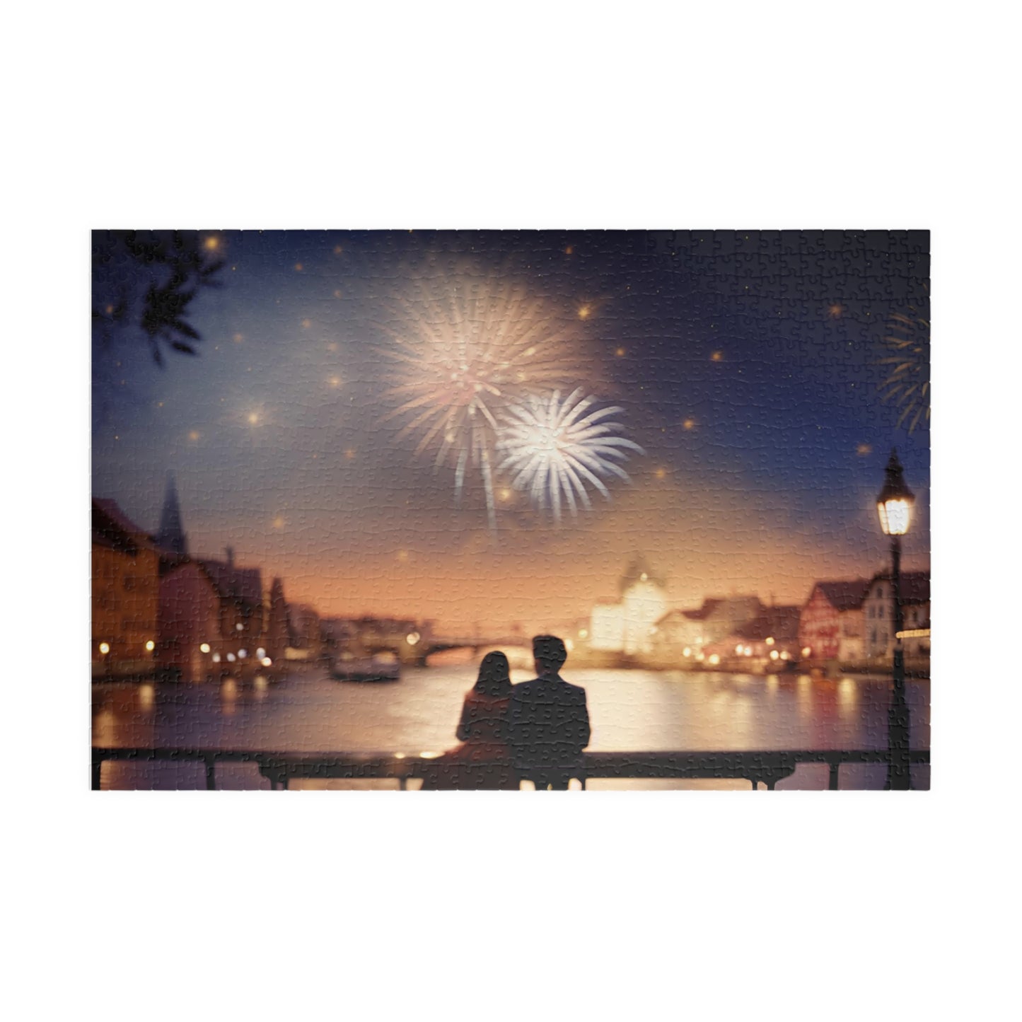 European New Year's Eve Puzzle (110, 252, 520, 1014-piece)