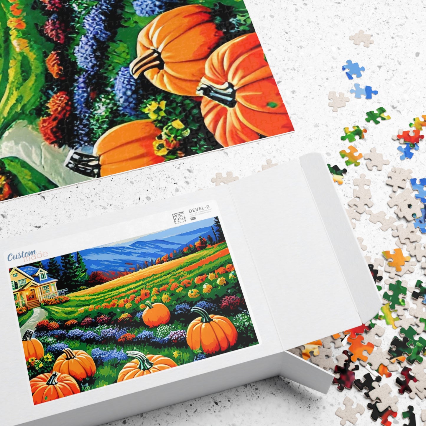 Thanksgiving Homestead Puzzle (110, 252, 500, 1014-piece)