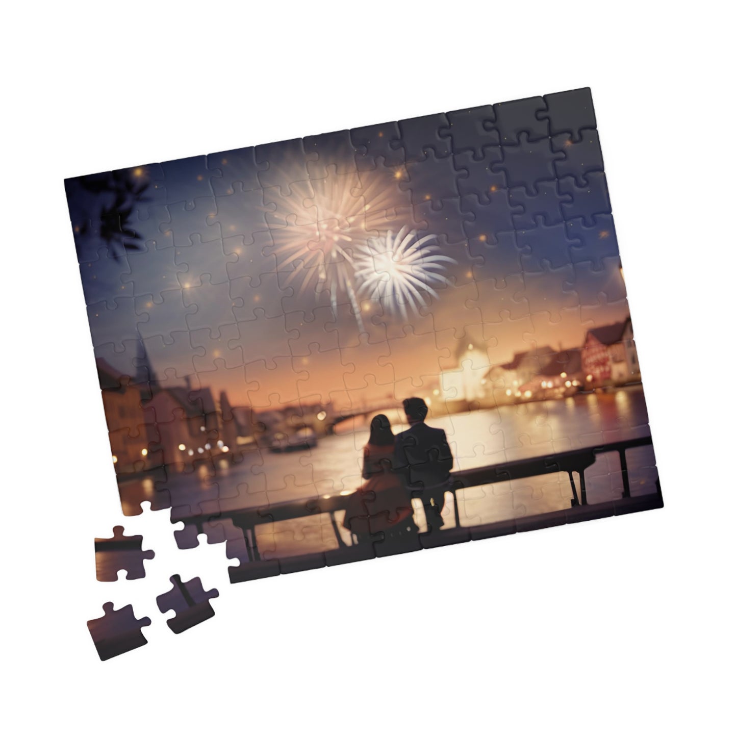 European New Year's Eve Puzzle (110, 252, 520, 1014-piece)