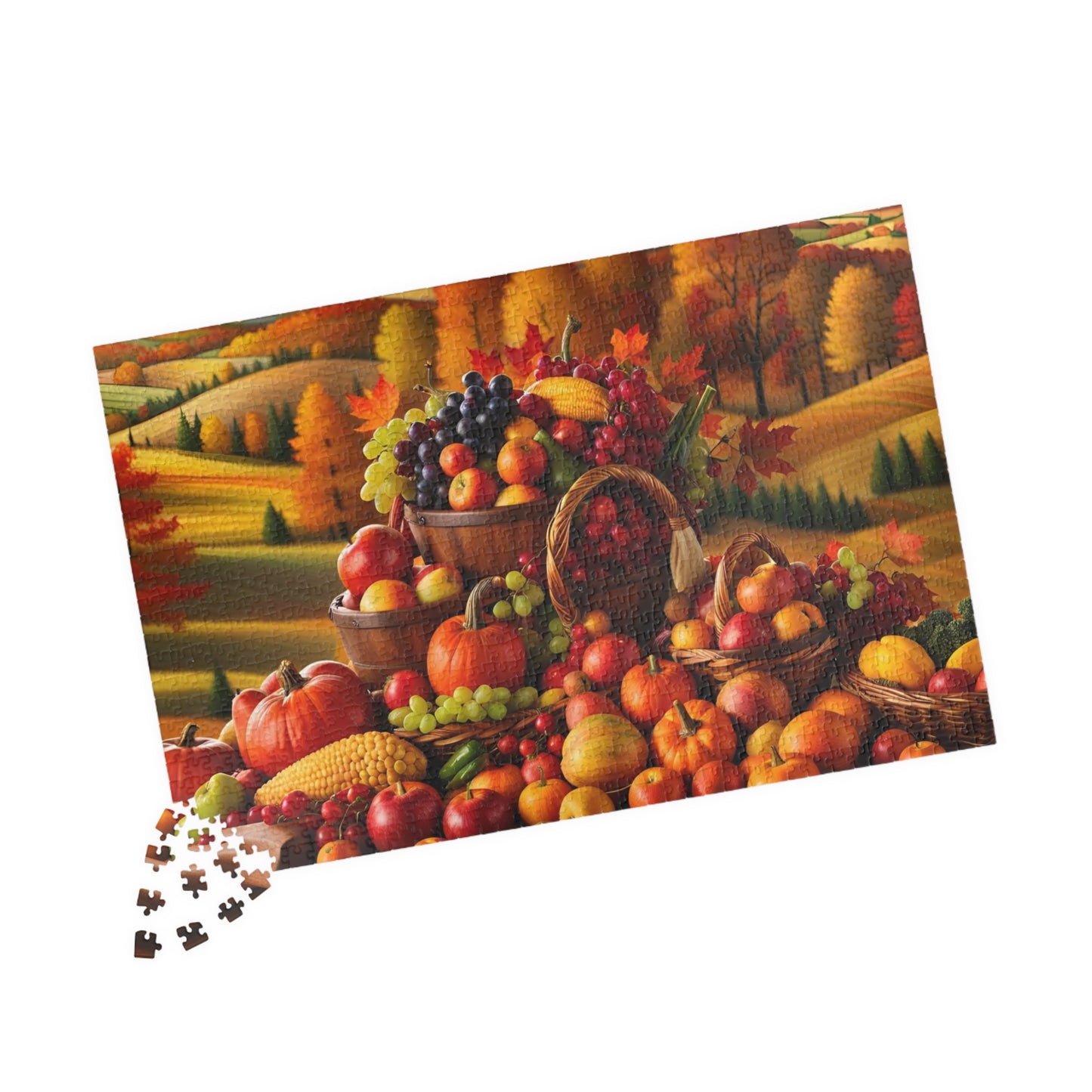Thanksgiving Puzzle (110, 252, 500, 1014-piece)