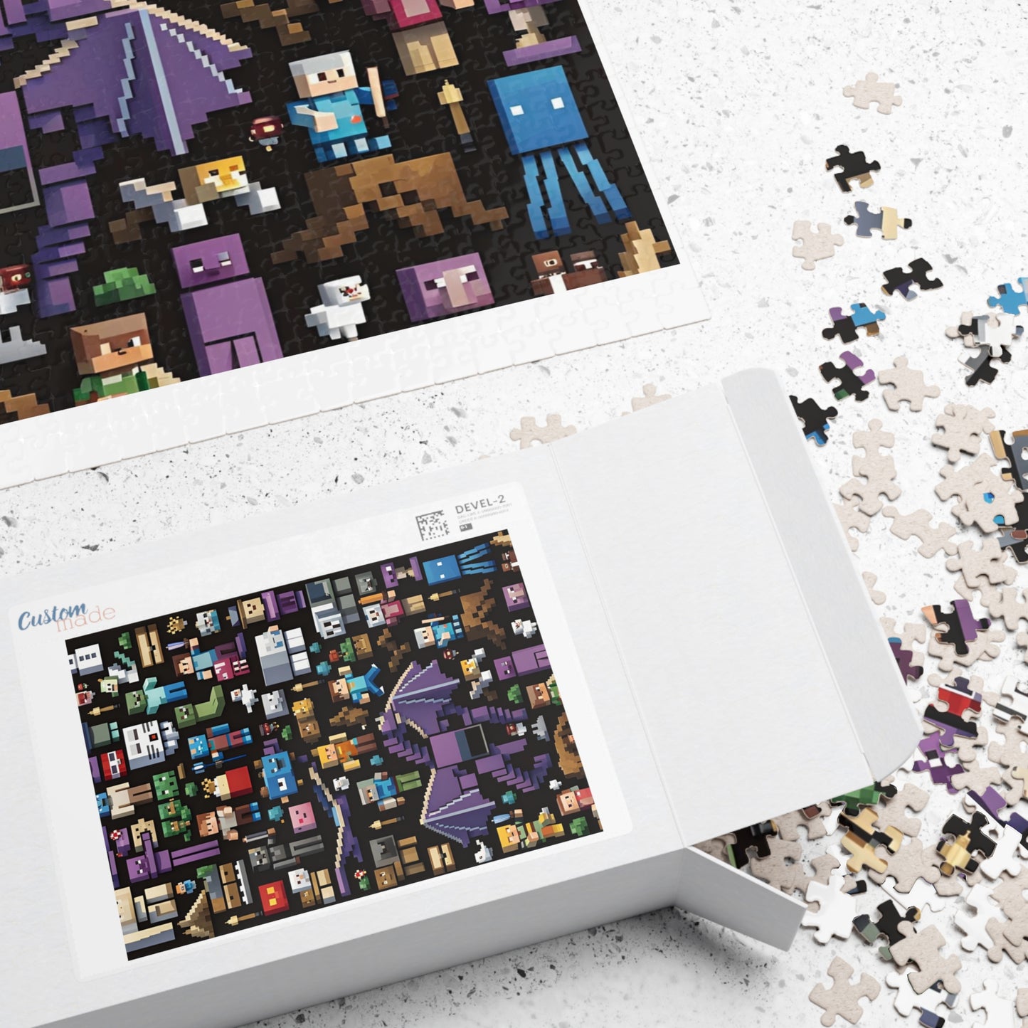 Minecraft Collage Puzzle (110, 252, 500, 1014-piece)