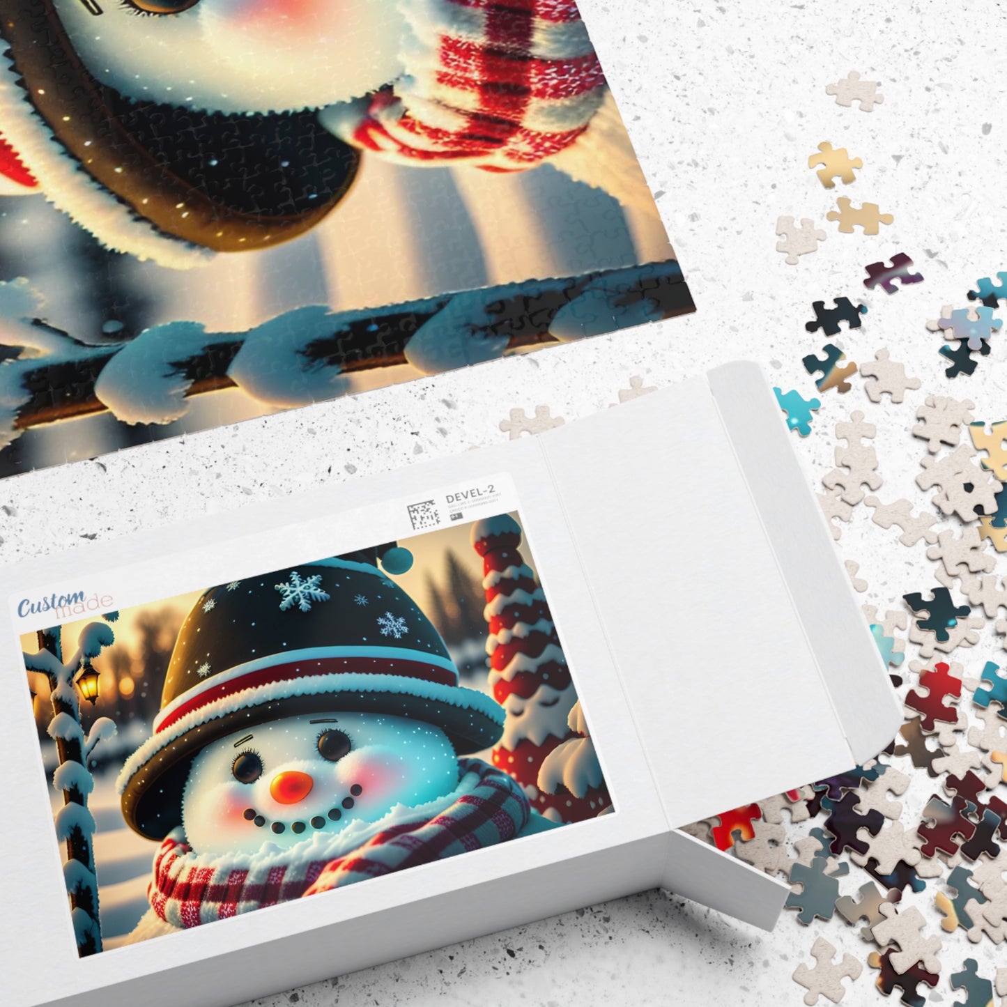 Snowman Puzzle (110, 252, 500, 1014-piece)