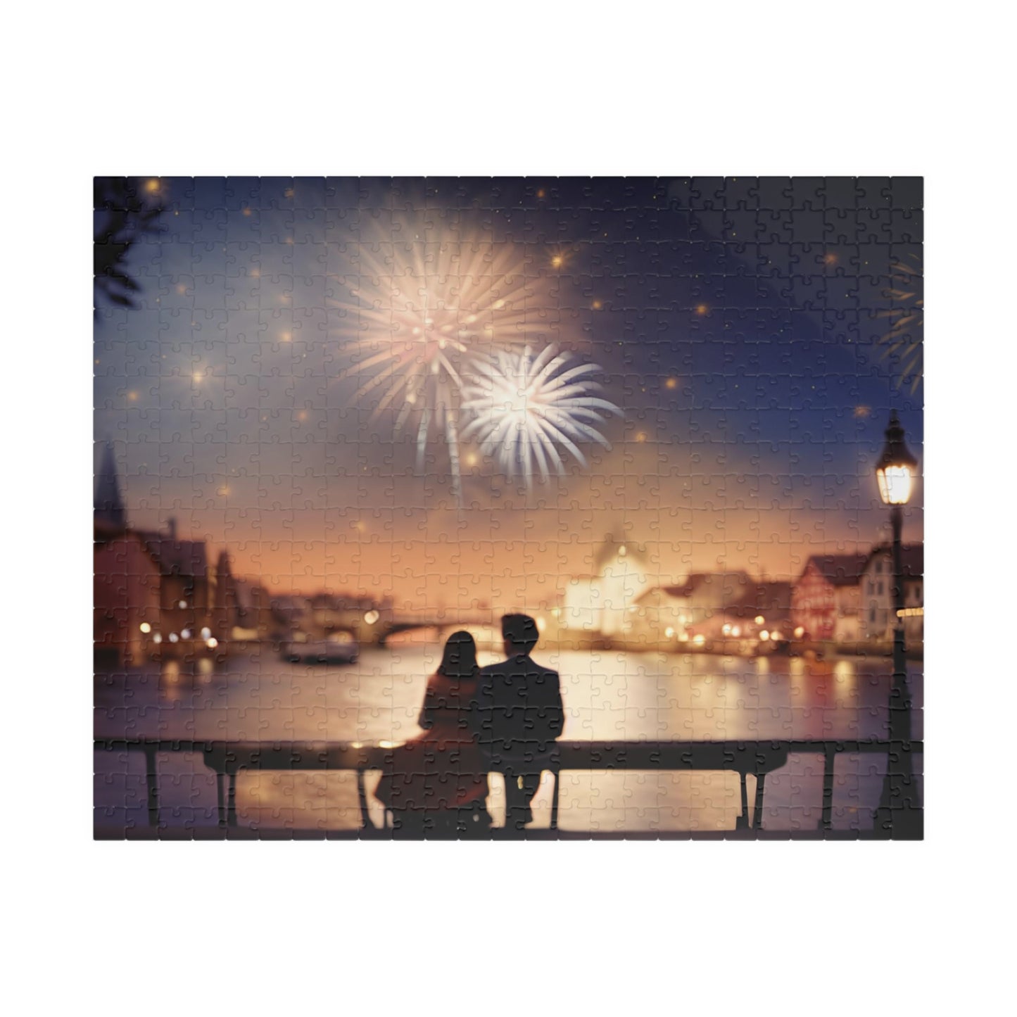 European New Year's Eve Puzzle (110, 252, 520, 1014-piece)