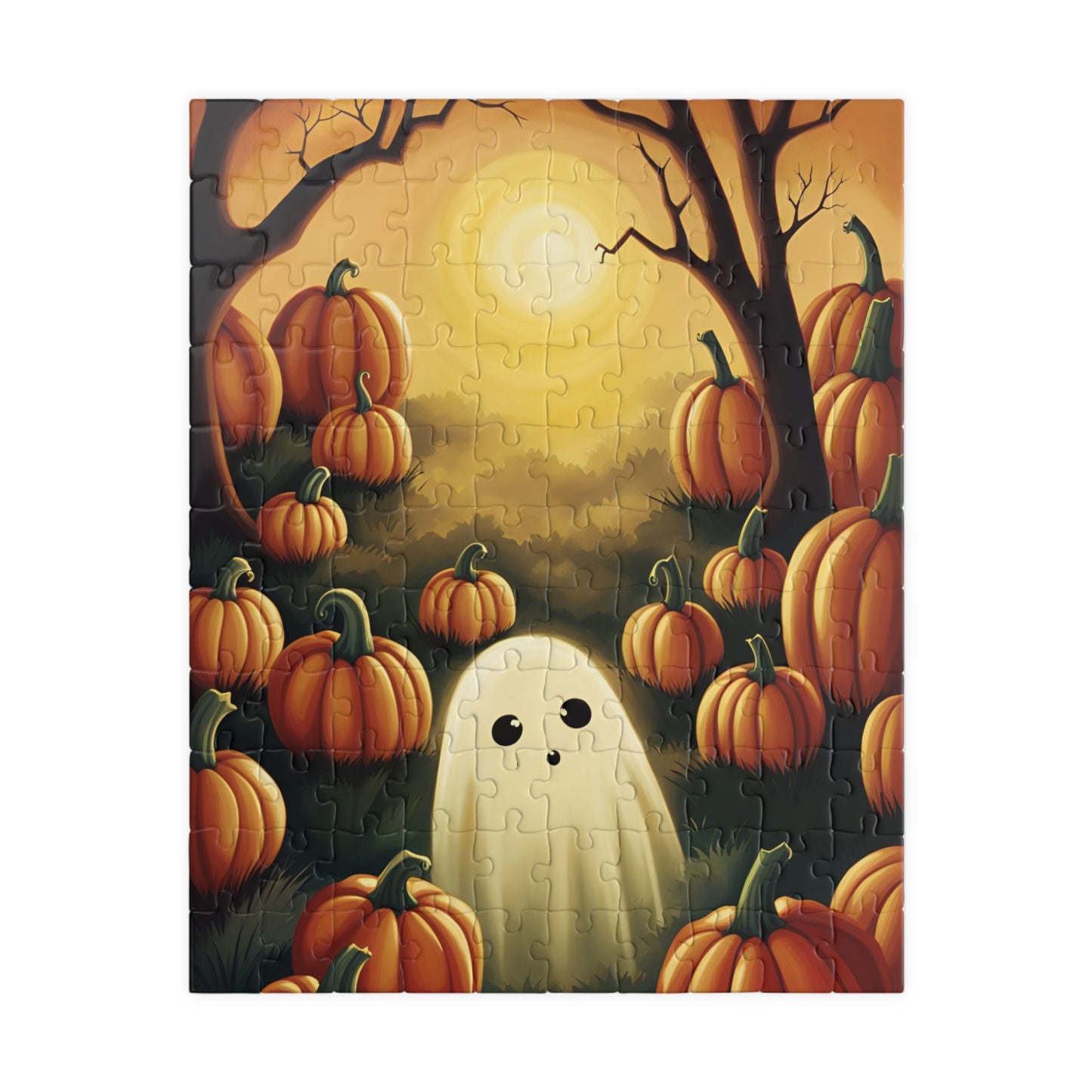 Ghost Pumpkin Patch Puzzle (110, 252, 500, 1014-piece)