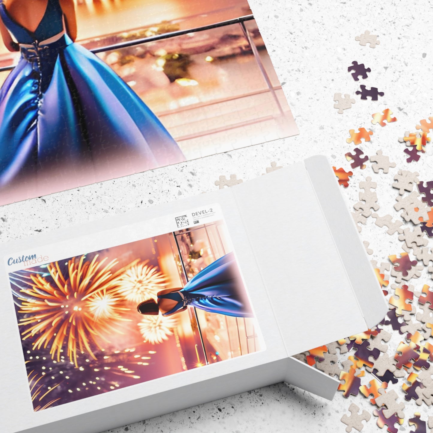 Happy New Year's Puzzle (110, 252, 520, 1014-piece)