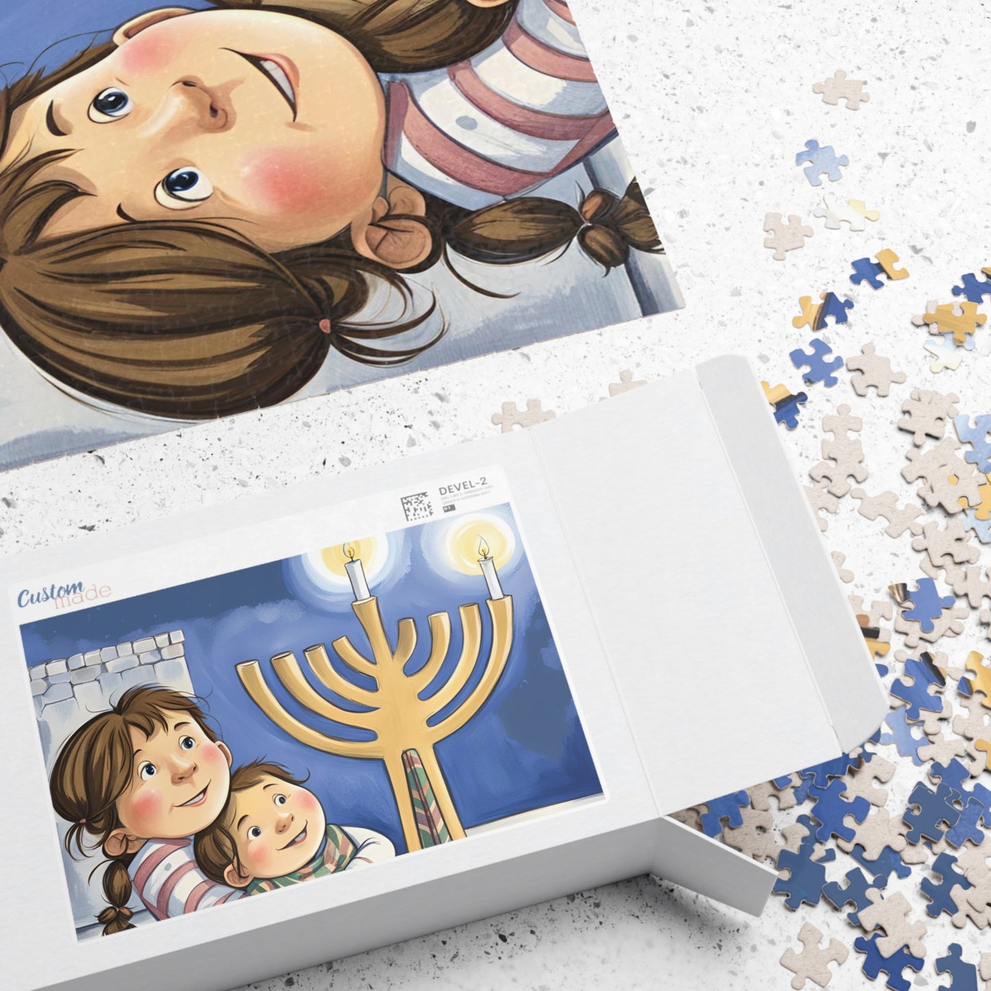 Menorah Lights Puzzle (110, 252, 520, 1014-piece)