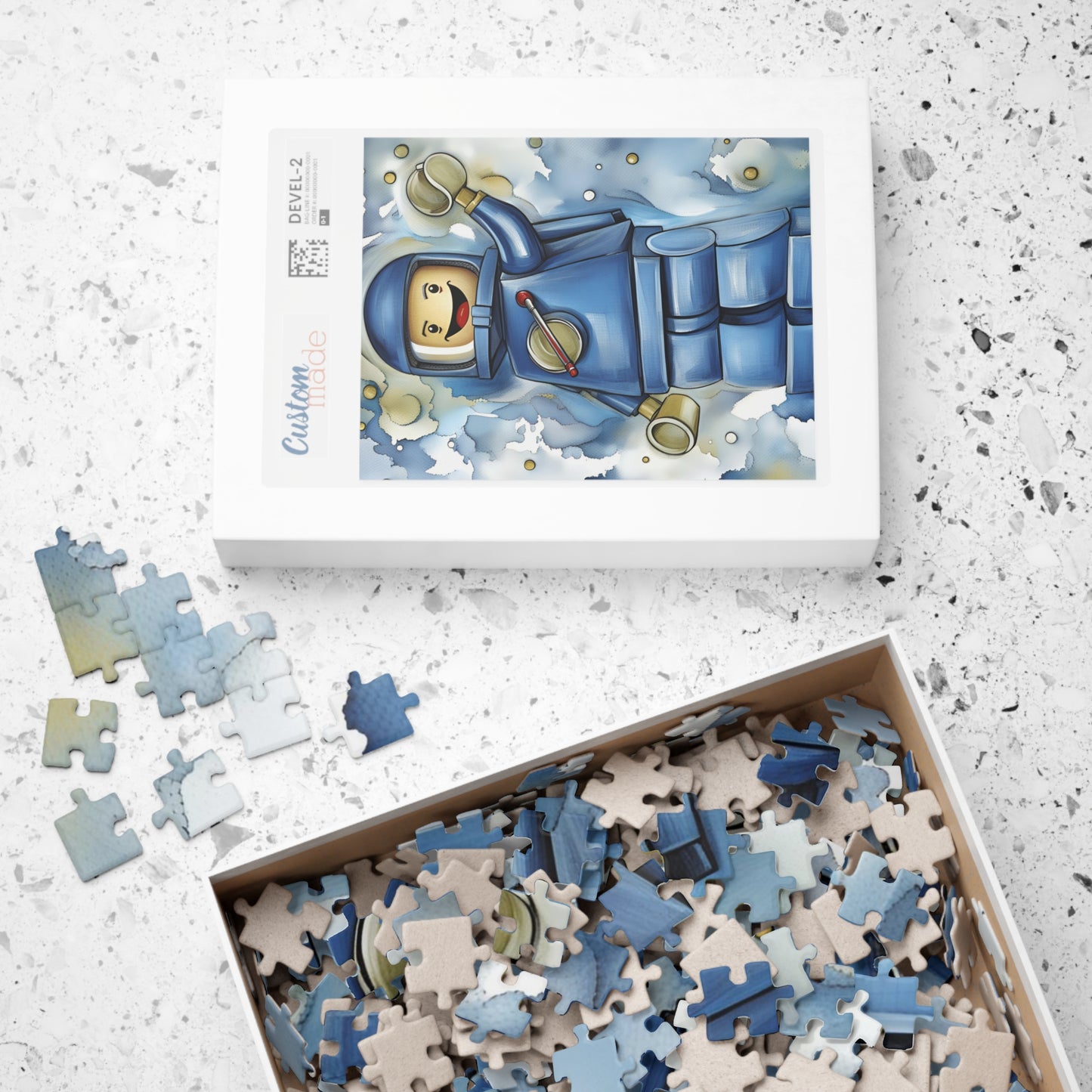 Lego Astronaut Puzzle (110, 252, 520, 1014-piece)