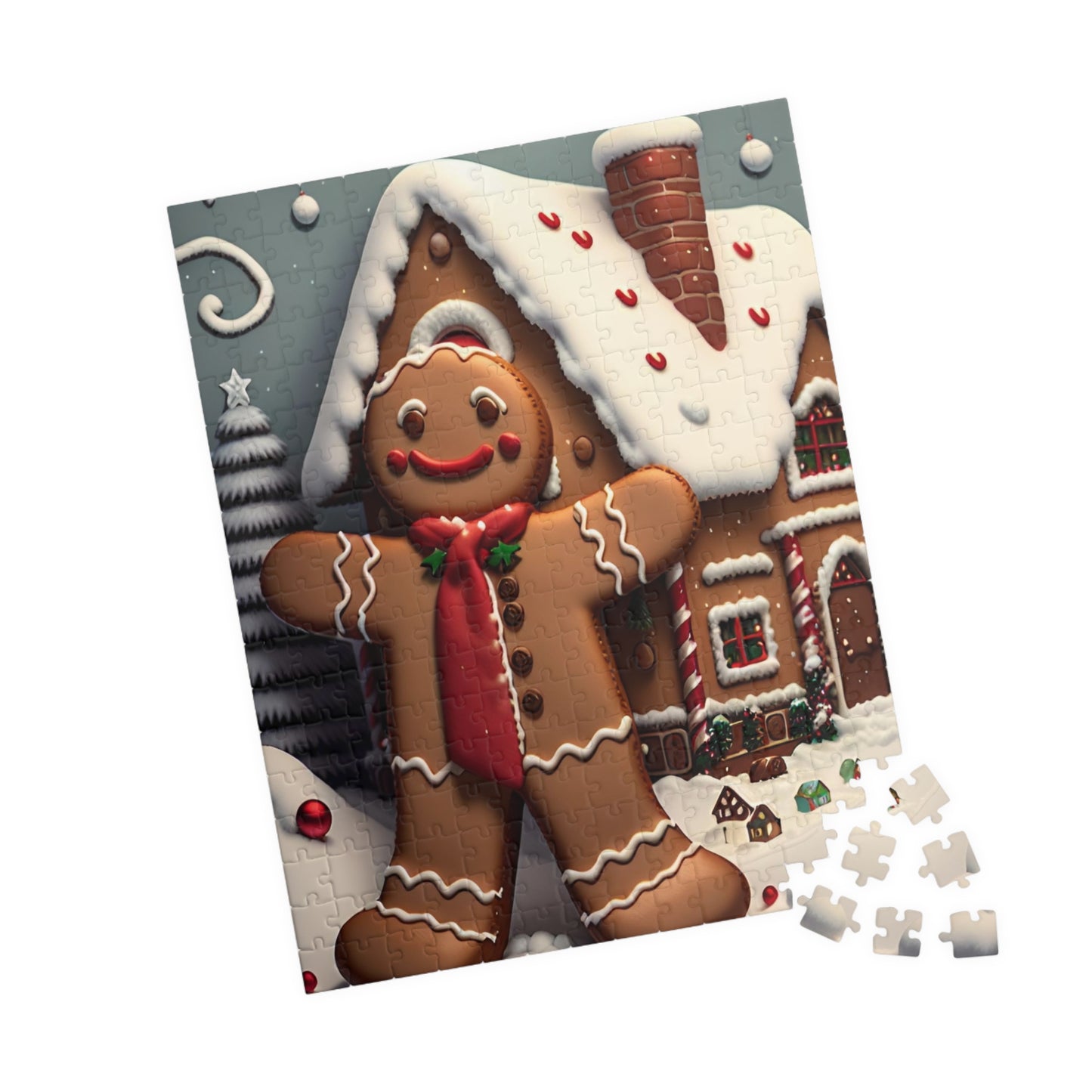 Gingerbread Man Puzzle (110, 252, 500, 1014-piece)