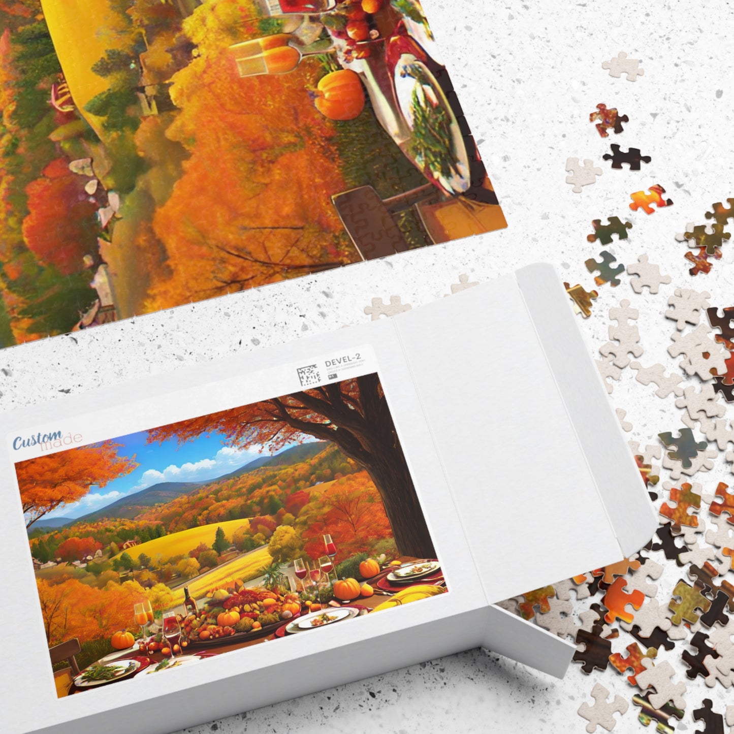 Thanksgiving Dinner Puzzle (110, 252, 500, 1014-piece)