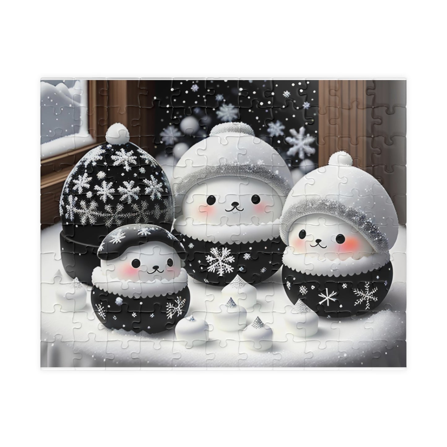 Kid's Snow Mallow Puzzle, 110-Piece