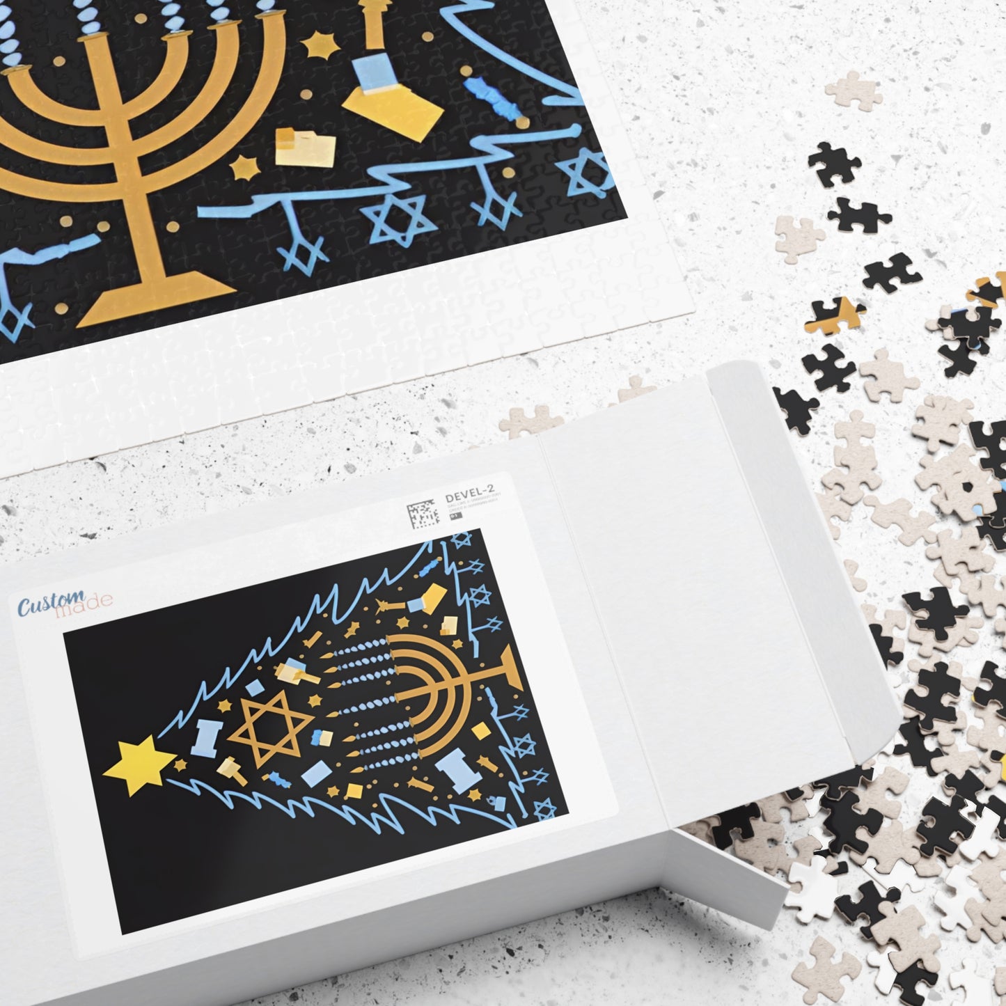 Hanukkah Tree Puzzle (110, 252, 500, 1014-piece)