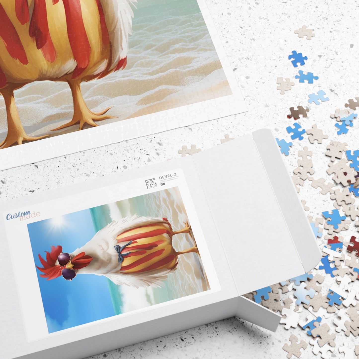 A Chicken Puzzle (110, 252, 500, 1014-piece)