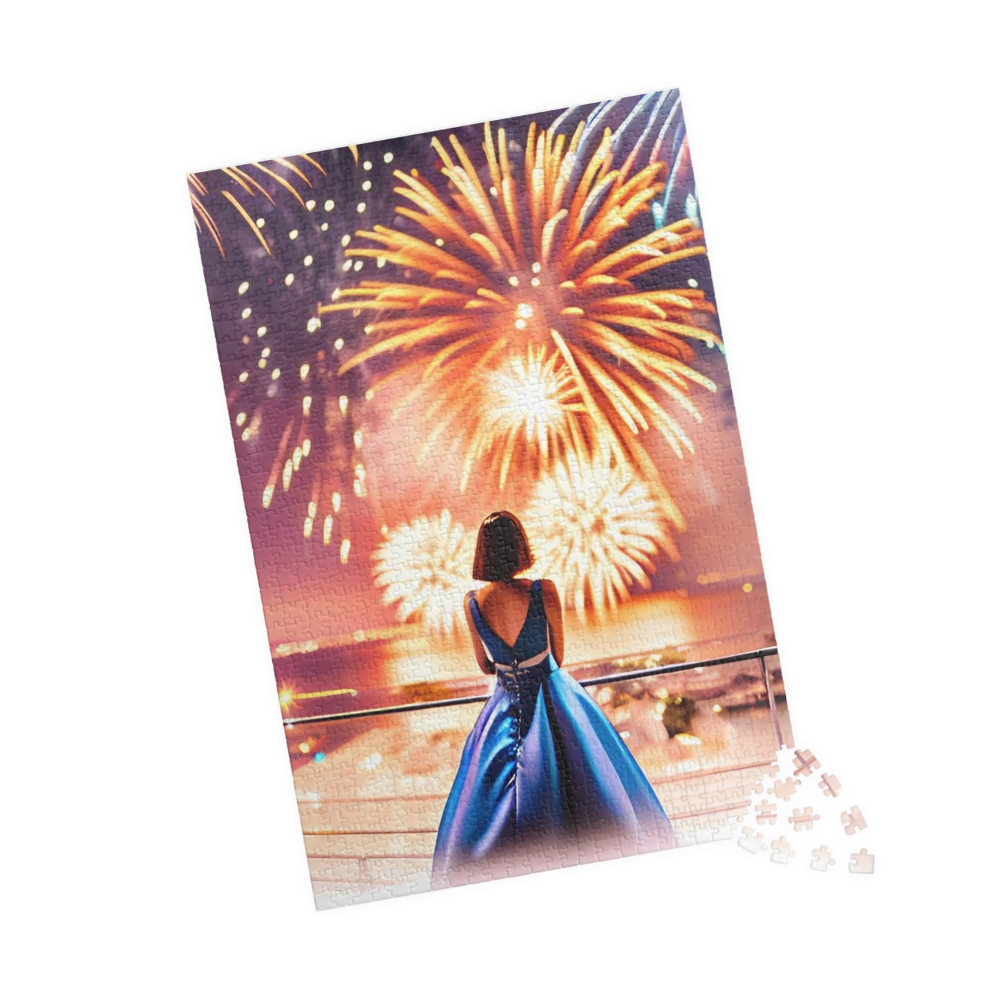 Happy New Year's Puzzle (110, 252, 520, 1014-piece)