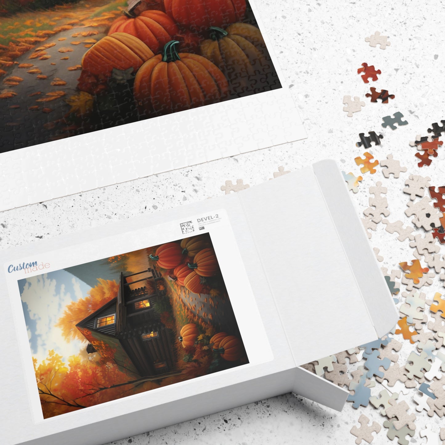 Cabin in Autumn Puzzle (110, 252, 500, 1014-piece)