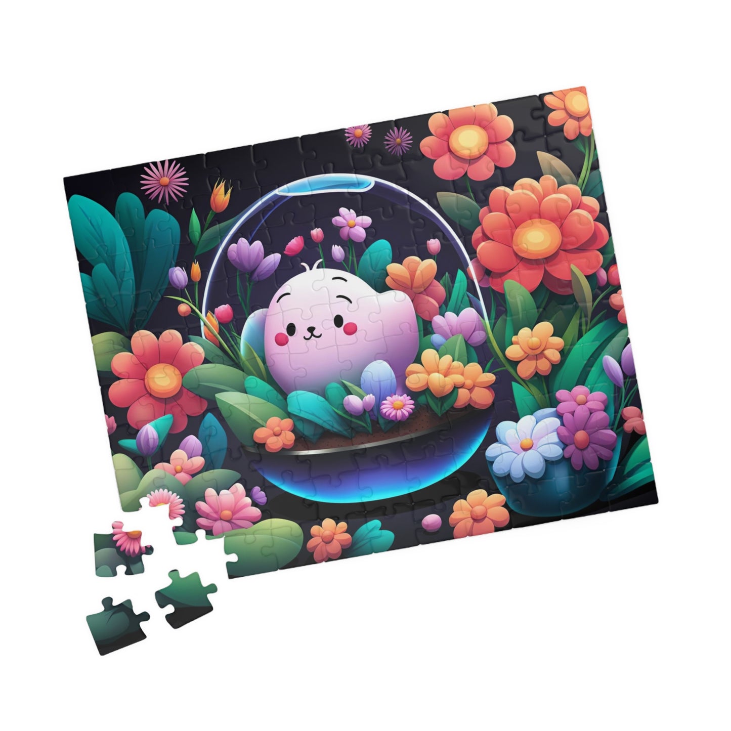 Kid's Mallow Terrarium Puzzle, 110-Piece