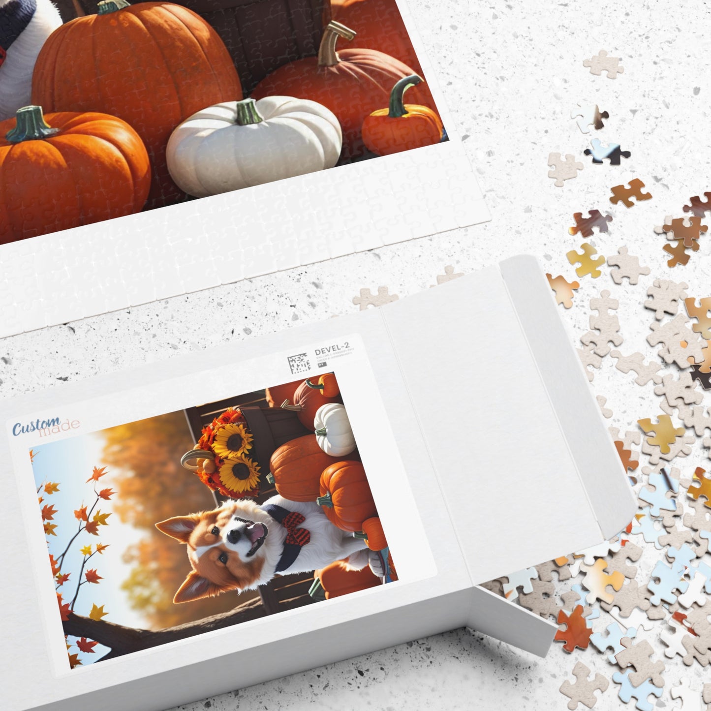 Puppy in Autumn Puzzle (110, 252, 500, 1014-piece)